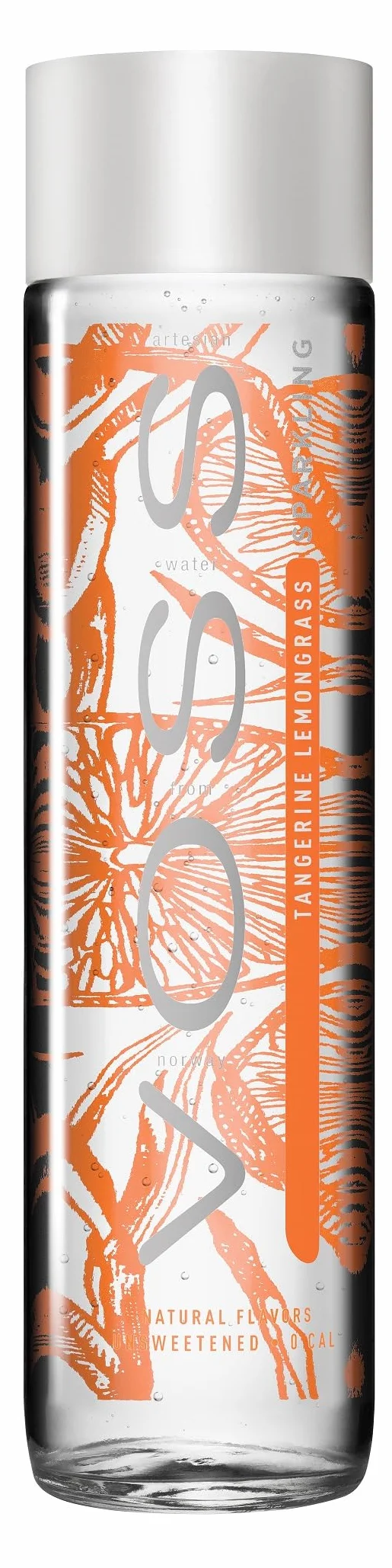 VOSS Water Mix 375 ml, sabor afrutado natural, paquete de 12 unidades (desechable, 12 x 375 ml)