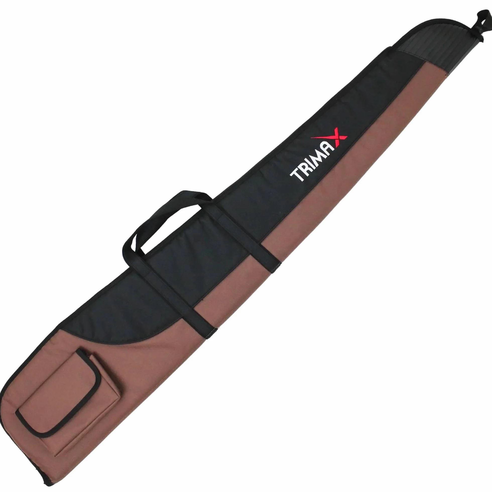Trimax Funda JC131 Marrón/Negra para Carabinas Rifles Escopetas Armas Largas 132 cm Acolchada Reforzada con Hueco para Visor