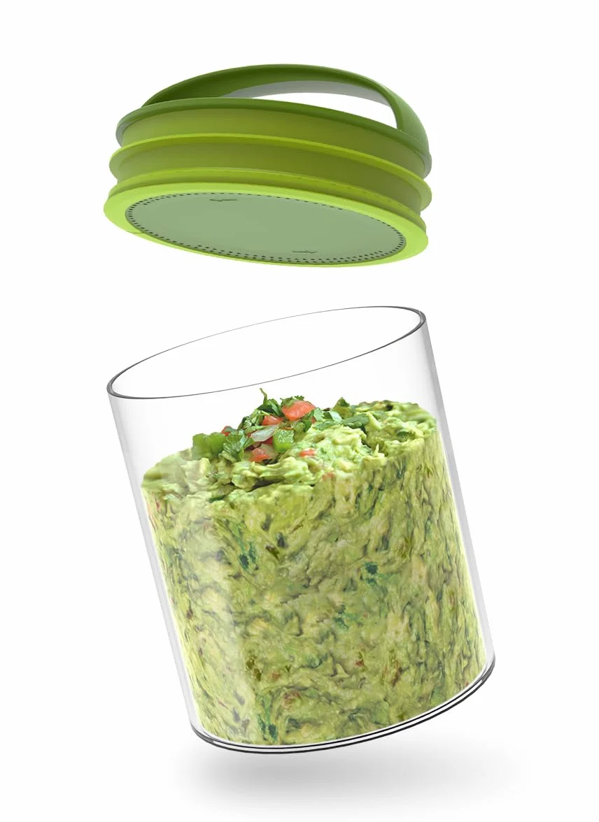 Prepara Almacenamiento de guacamole 14 onzas verde