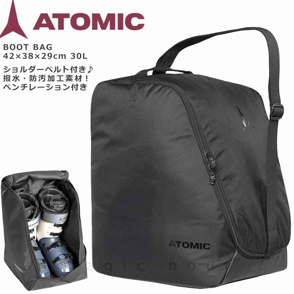 ATOMIC Revestimiento Resistente a Las Manchas, Asa Superior, Correa de Hombro Ajustable, Cremallera Grande