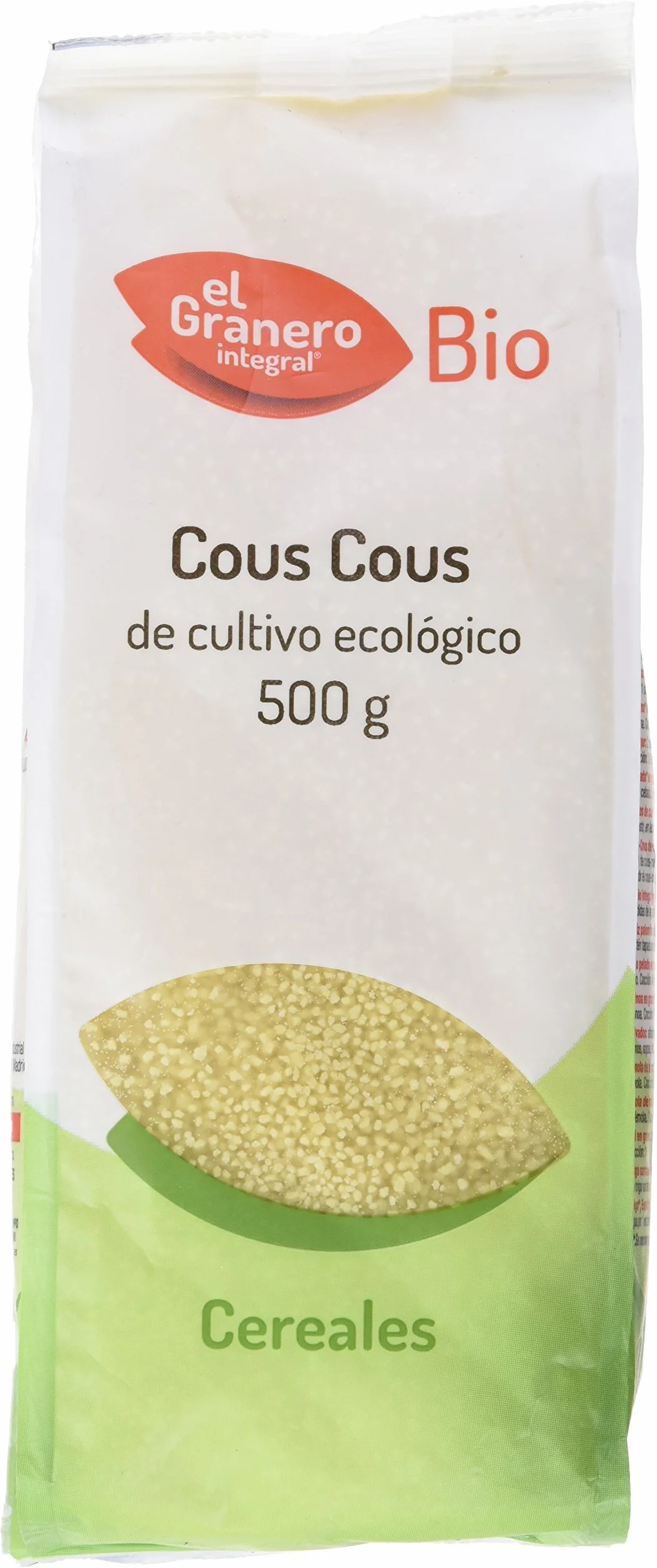 COUS COUS BIO BLANCO 500 gr