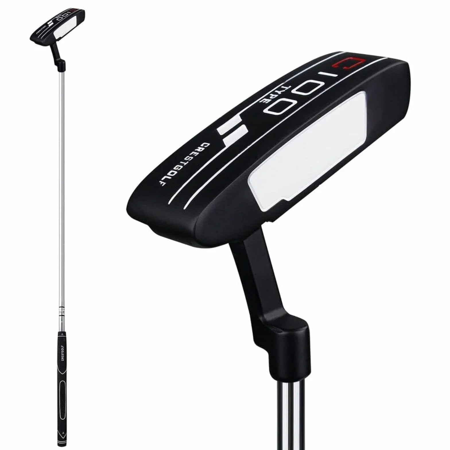 CRESTGOLF Putter de Golf para Hombre, Palo para Diestros 35 Pulgadas