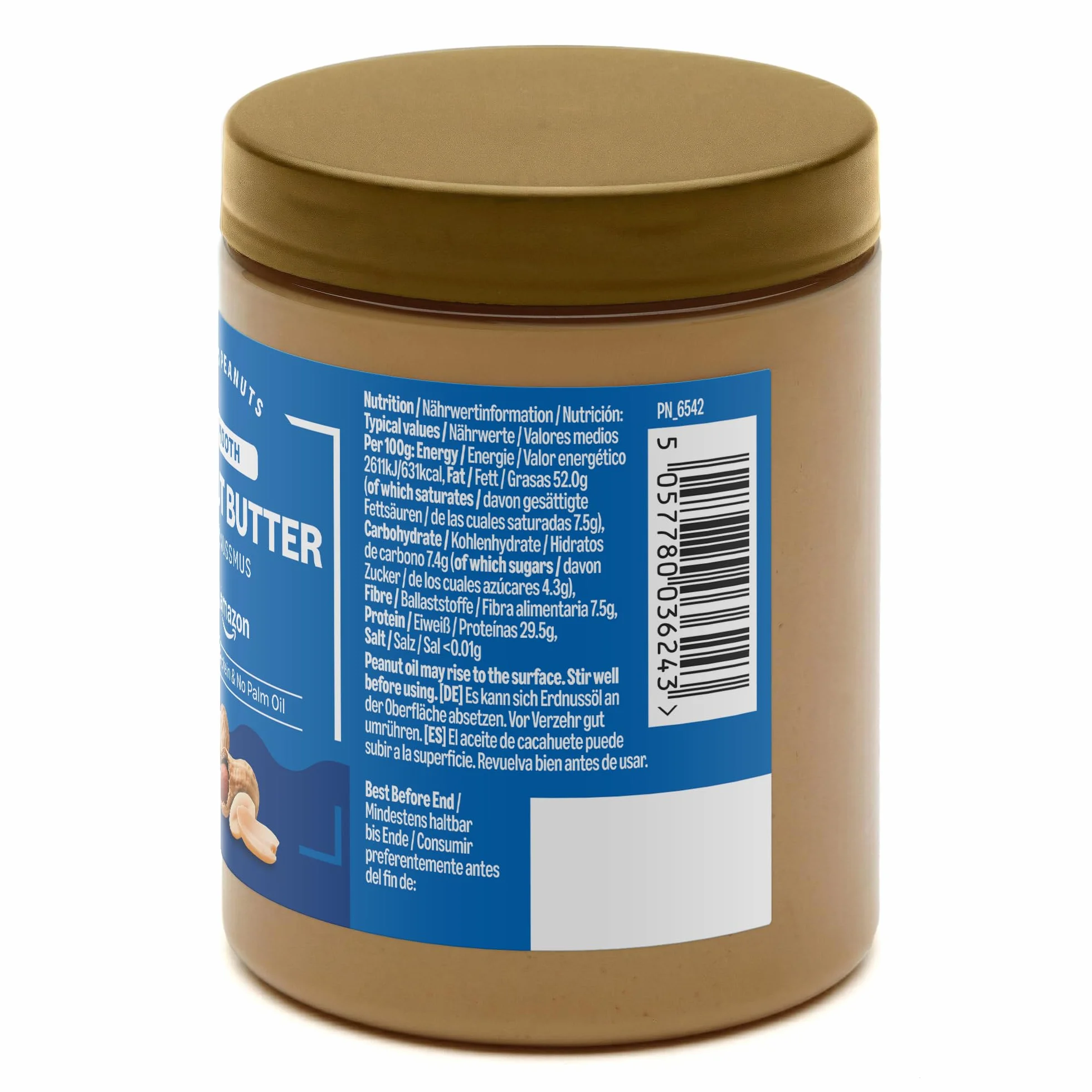 by Amazon Crema De Cacahuete Suave, 340g