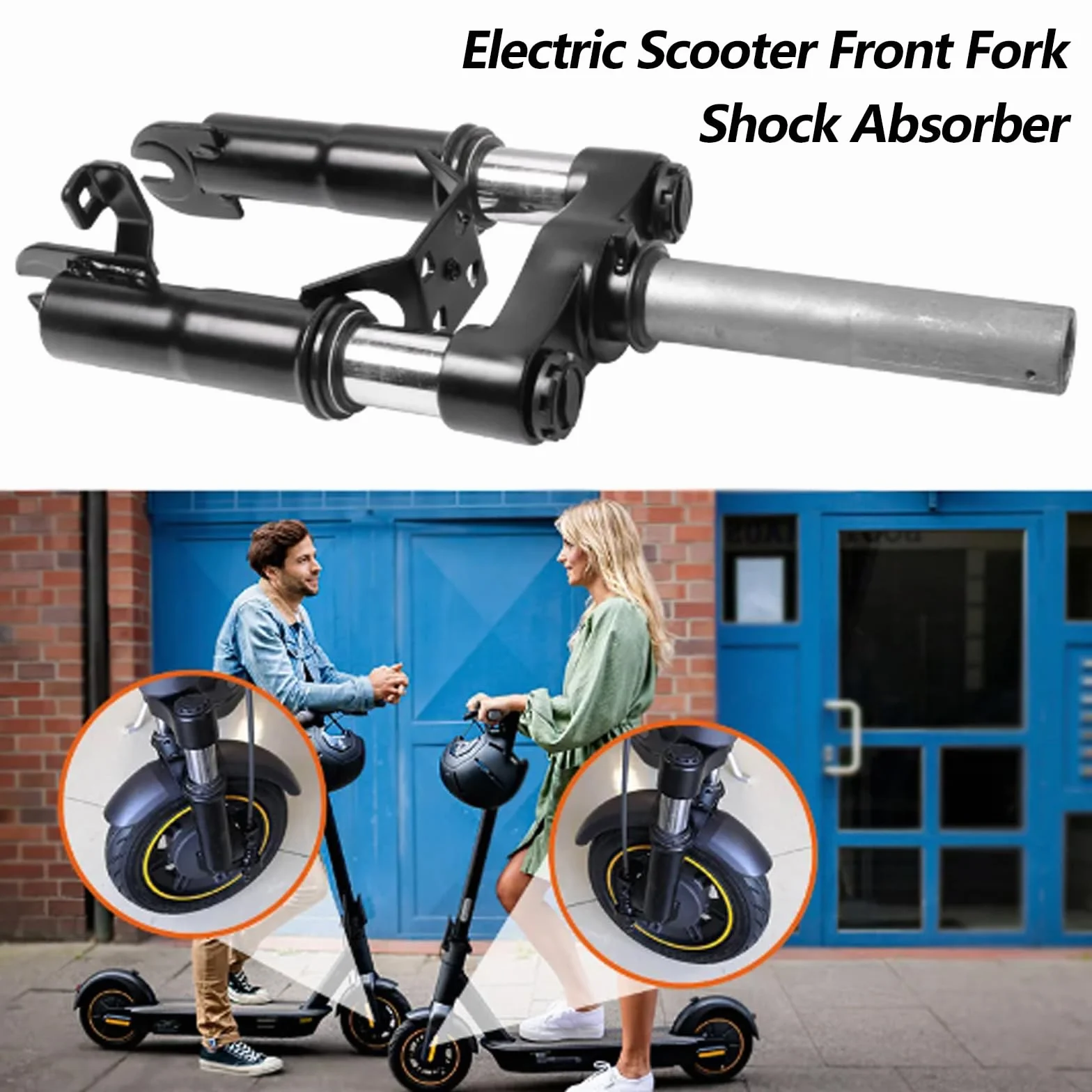 Aisny Horquilla de Suspensión para Segway Ninebot MAX G30D G30LD G30D 2 G30LE E-Scooter Amortiguador