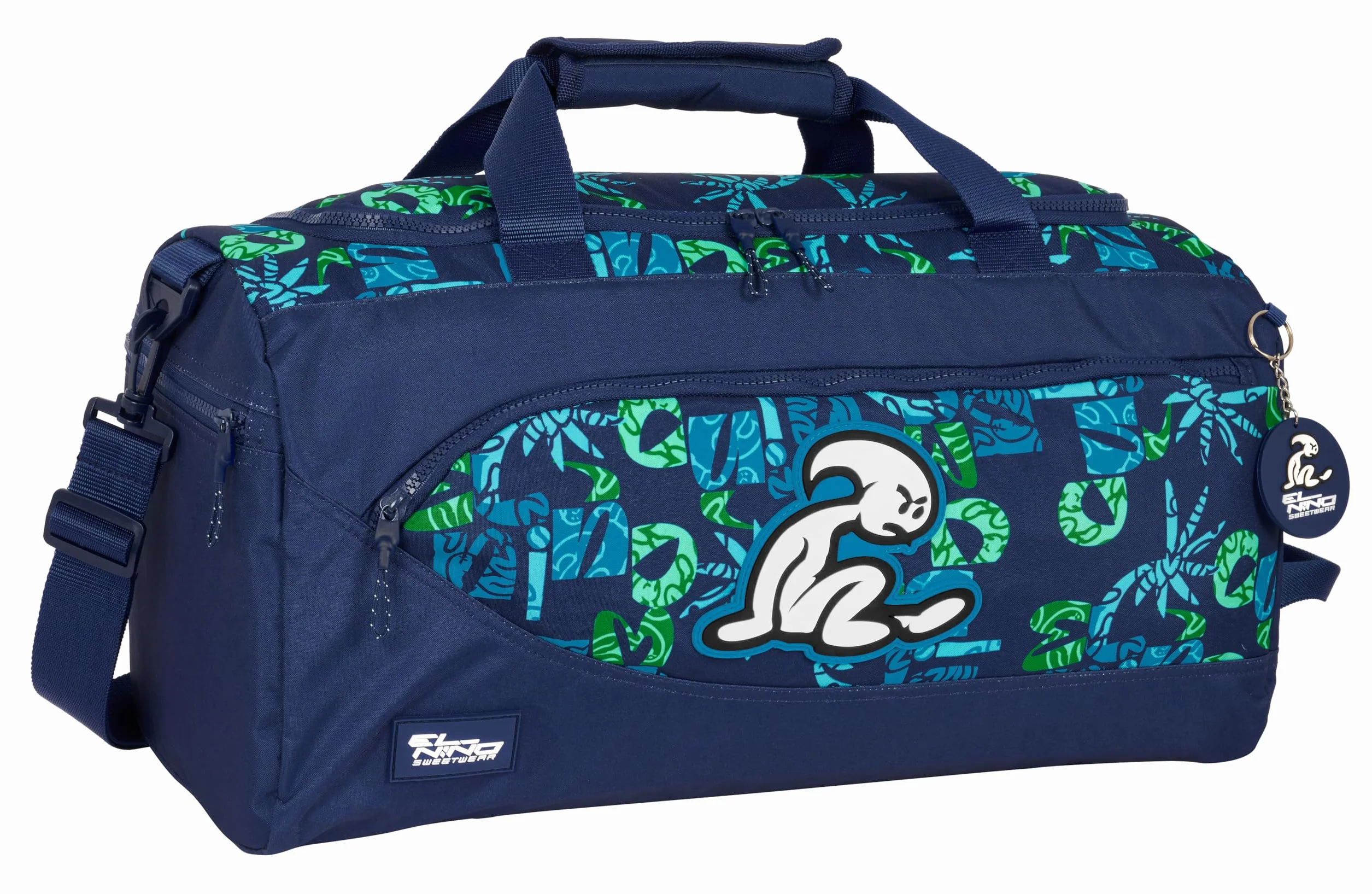 Safta EL NIÑO GLASSY Bolsa de Deporte Mochila 50x25x25 cm Azul Marino