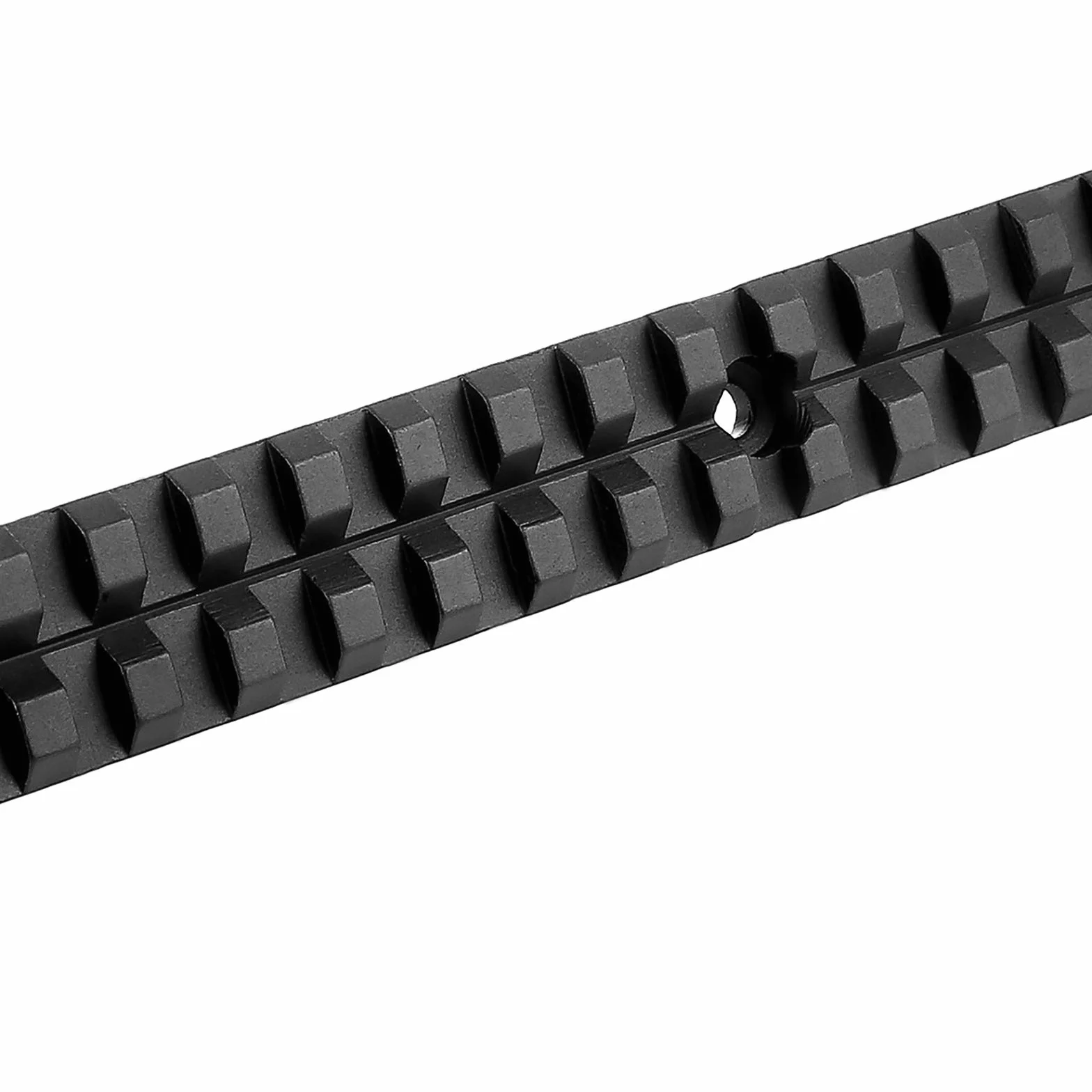 Rail Picatinny 25 Slots 257mm para Rifle Airsoft Weaver Soporte Mira Holografica Scope