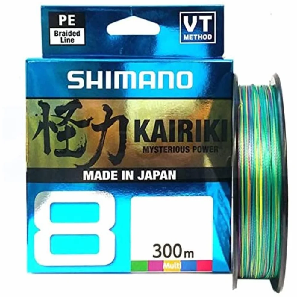 Shimano Kairiki 8 Hilo de Pesca Trenzado 300 Metros Multicolor