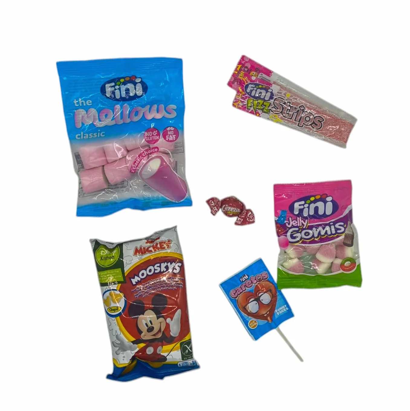 Bolsas de Cumpleaños con Chuches y Caramelos - Cono Surtido de Golosinas Rellenas para Piñatas, Fiestas Infantiles y Navidad (1)