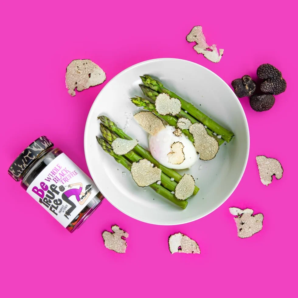 Be Truffle - Trufa Negra Entera 90g, Peso Escurrido 35g - Vegano, Sin Gluten, Sin Colesterol