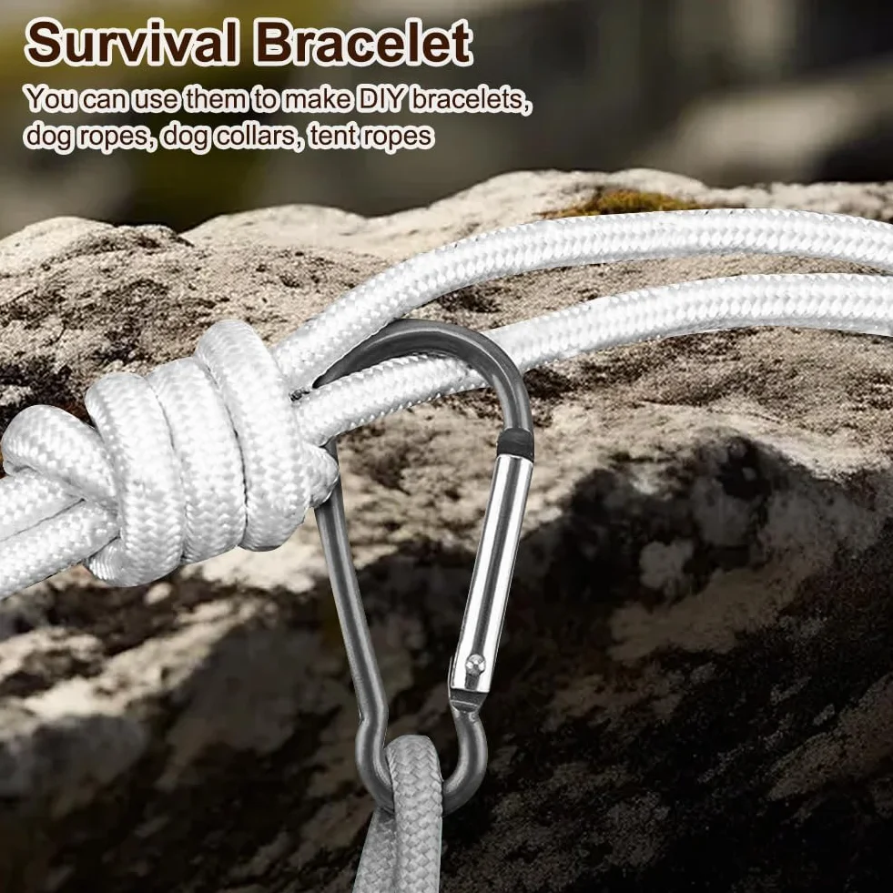 FARYODI Paracord 550 de 4 mm, cuerda de nailon de 3 metros, 7 núcleos para manualidades
