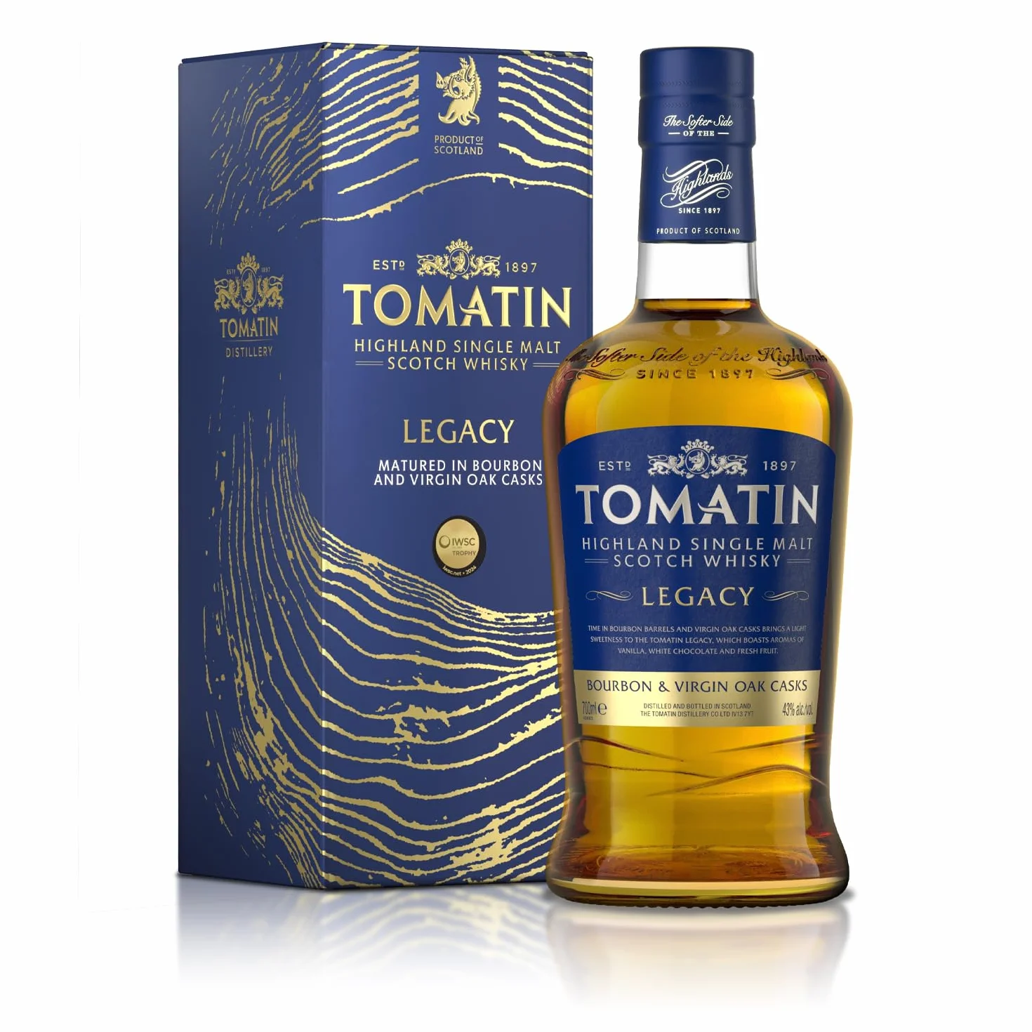 Tomatin Legacy Highland Single Malt Scotch Whisky 43% Vol. 700 ml