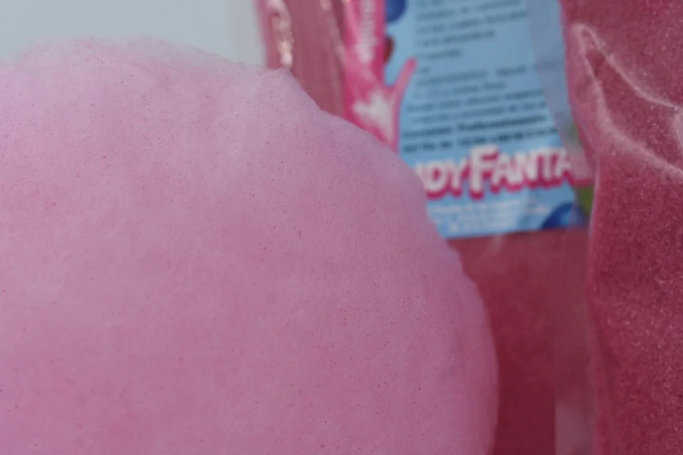 Azúcar para Algodón de Azúcar Sabor Fresa 1Kg (Rosa)