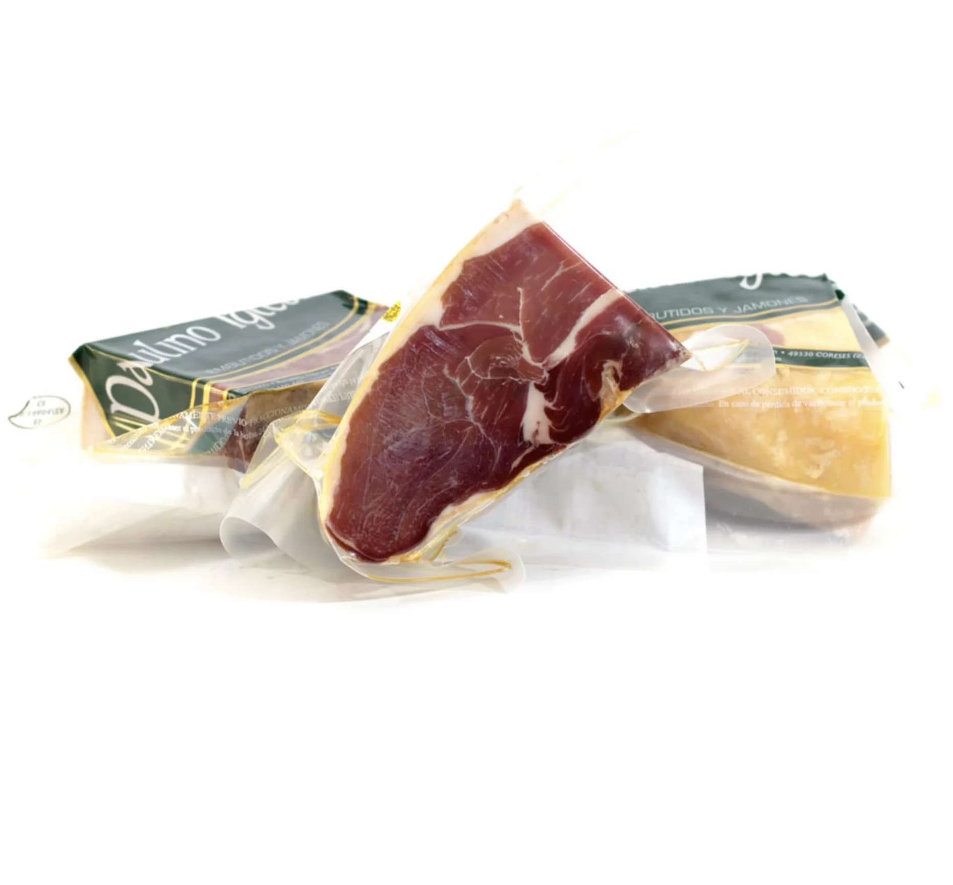 Taco de jamón serrano deshuesado. Jamón serrano deshuesado envasado al vacío. Jamón deshuesado. Centro de Jamón curado. Taco jamón serrano de unos 900grs. 15-18 meses de curación. Jamones deshuesados.