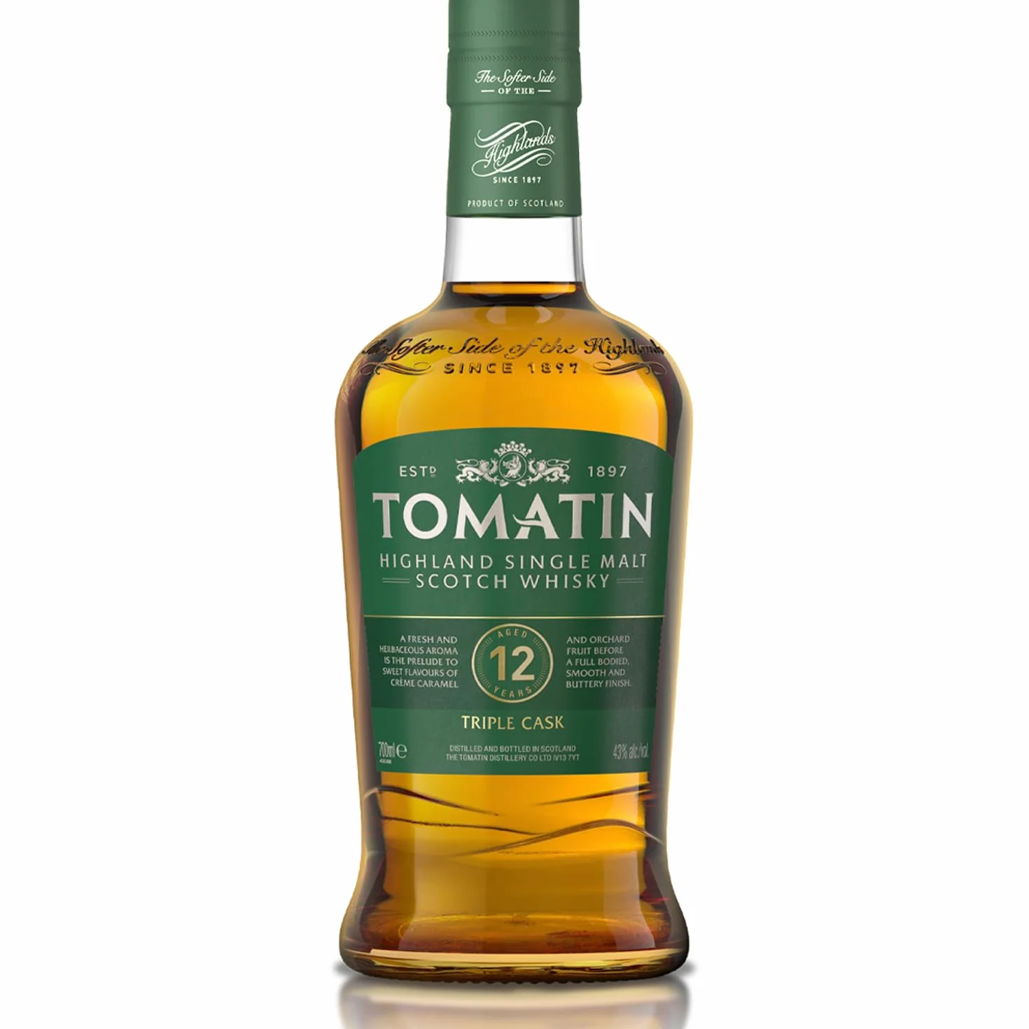 Tomatin Single Malt Whisky 12 Años - 700 ml