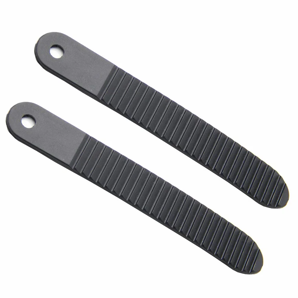 Unión Lengua del Dedo del Pie Correas de Escalera Negro Plástico 6.7 Pulgadas para Tabla de Snowboard