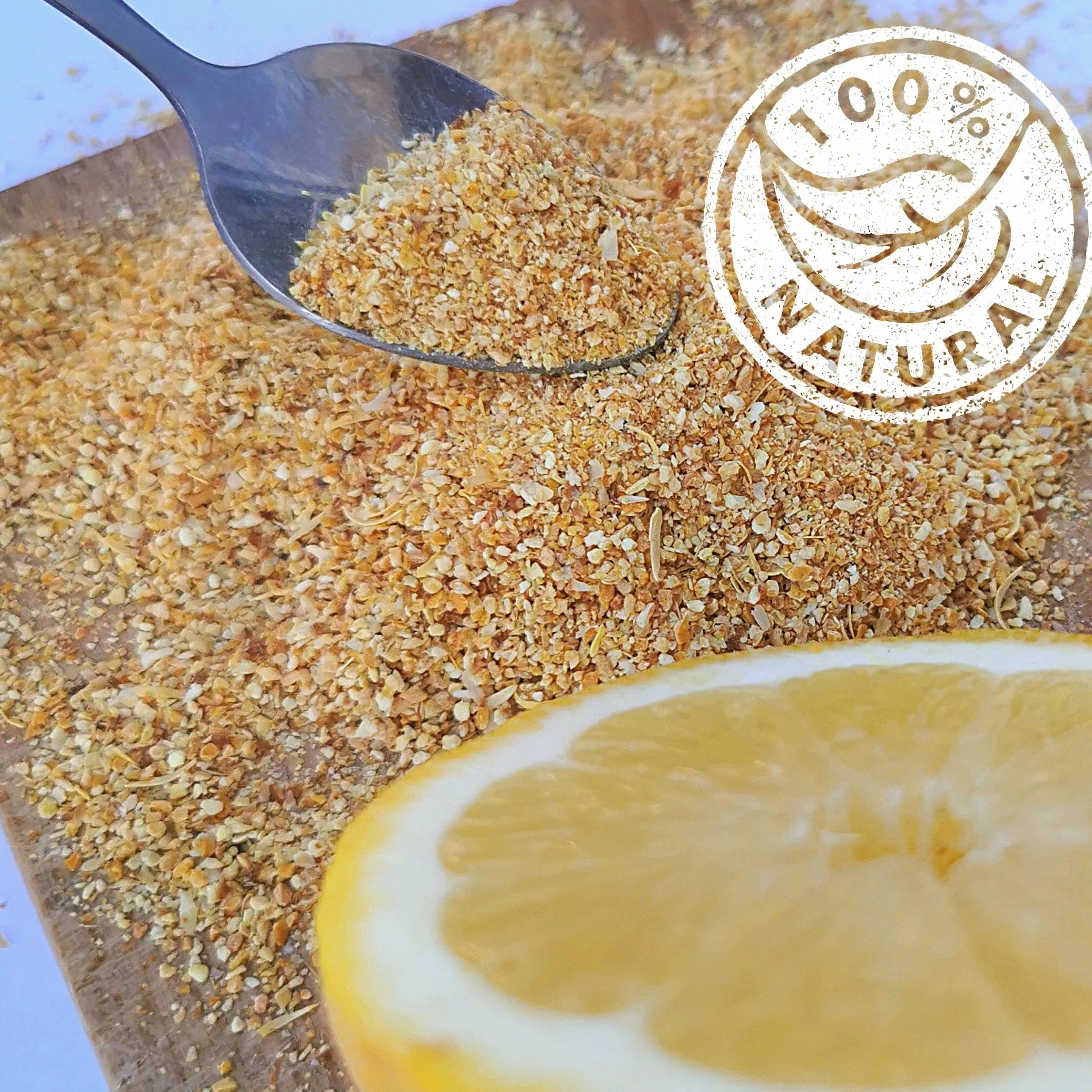 Limon Deshidratado en Polvo | 100% Natural Limon Seco | Fruta Deshidratada Sin Azucar Fruta Seca | Vegana Cruda 100% Fruta Pura en Polvo | Dried Lemon Fruit Powder | ZingyZoo (polvo grueso)