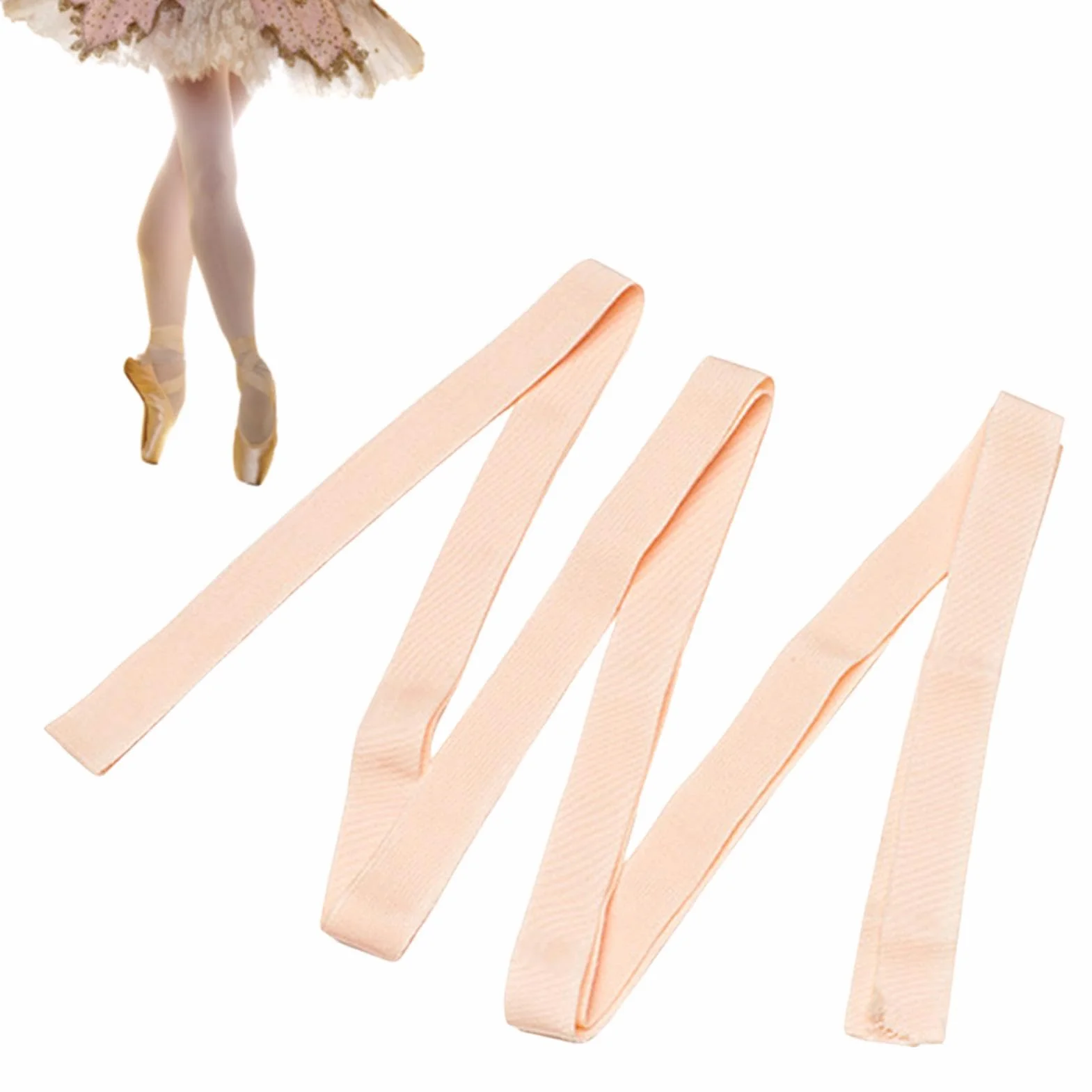 Cinta Elástica para Zapatos de Ballet 2 cm Accesorio de Danza