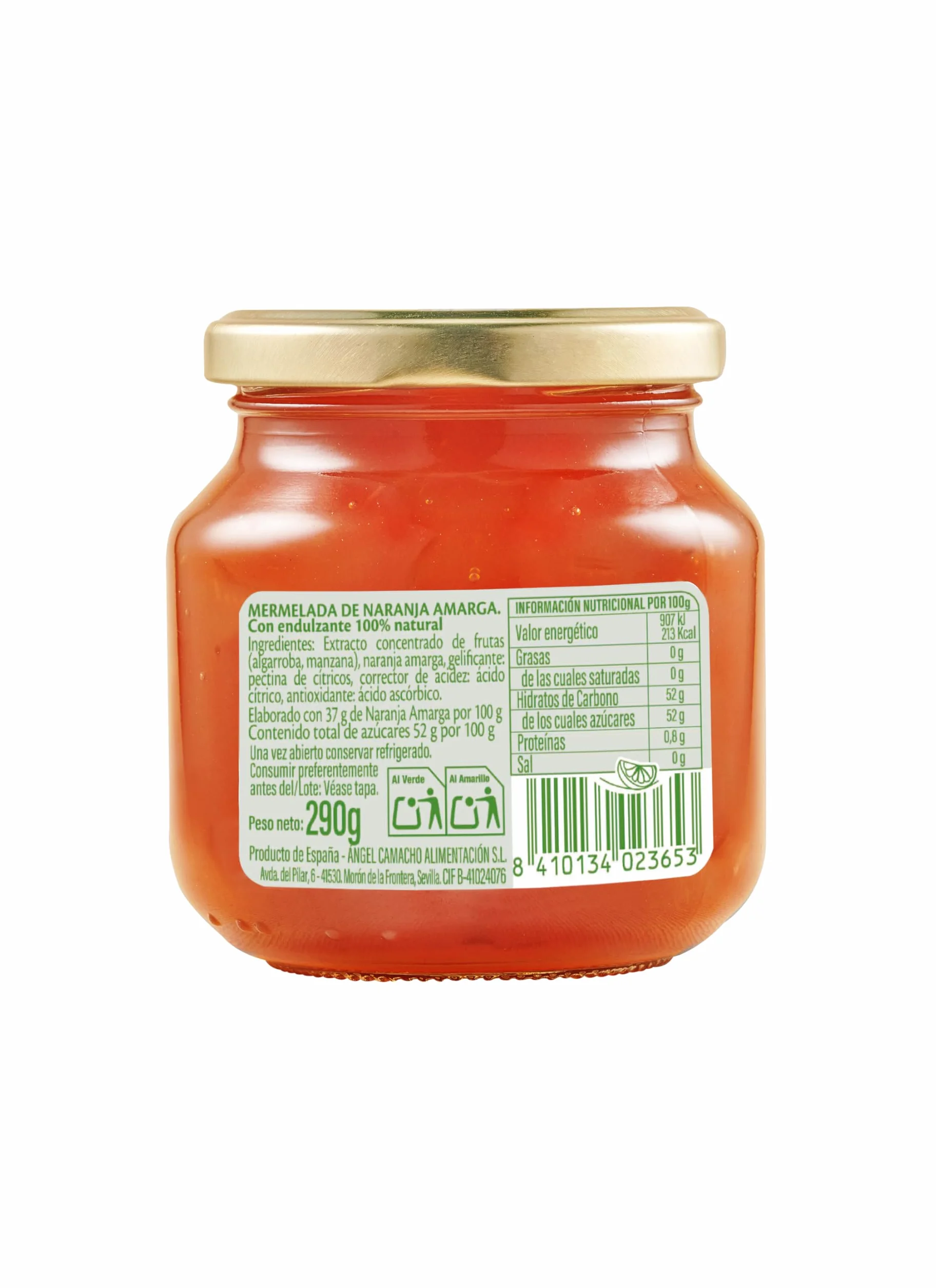 Mermelada de Naranja Amarga La Vieja Fábrica, 290G