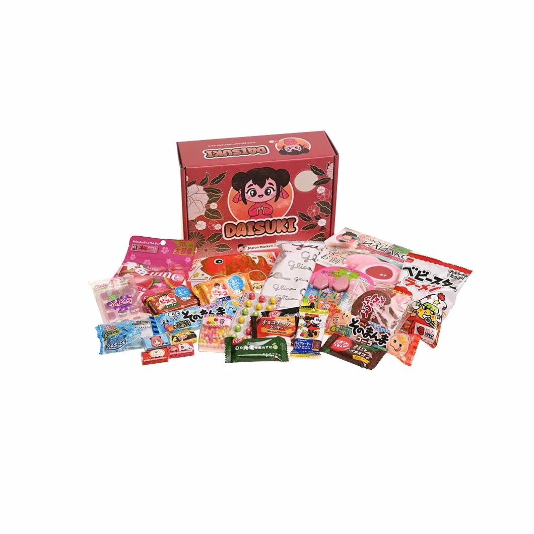 JapanBox Edición Especial Chuches Japonesas Sorpresa Premium Surtido Dulces Caramelos Exóticos Chocolate OBAKEYASHIKI