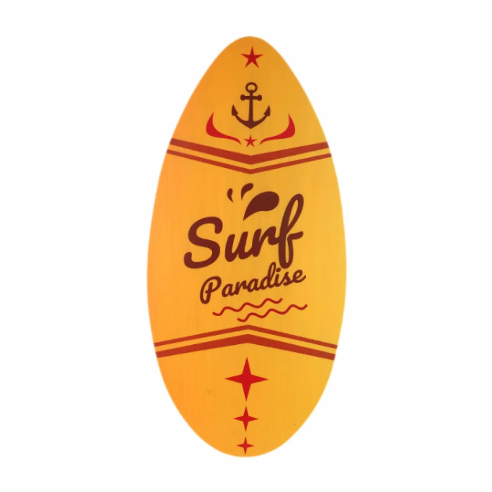 Milageto Tabla de Skimboard de Madera para Deportes Acuáticos Surf Ligera de Pie para Principiantes