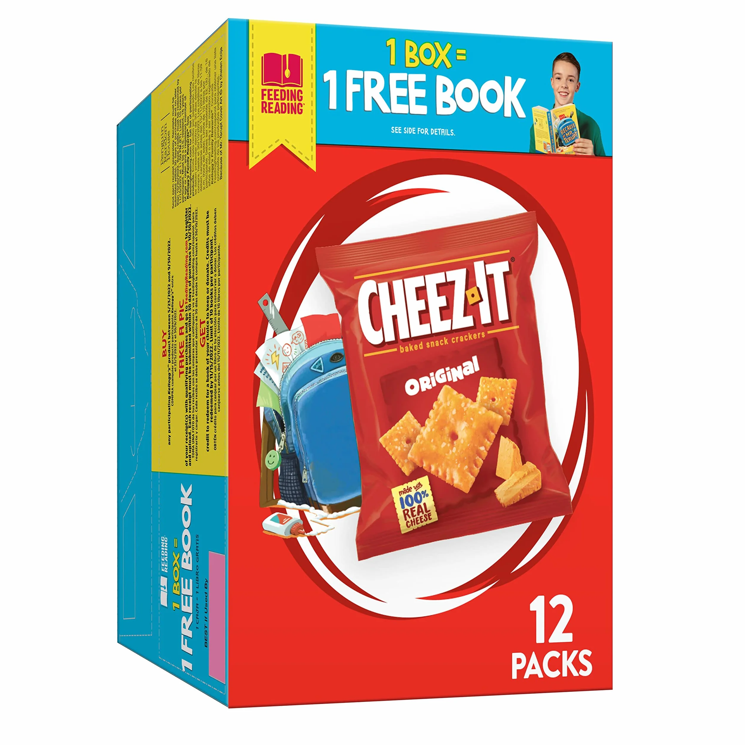 Cheez-It Snack Crackers Original - 12 PK