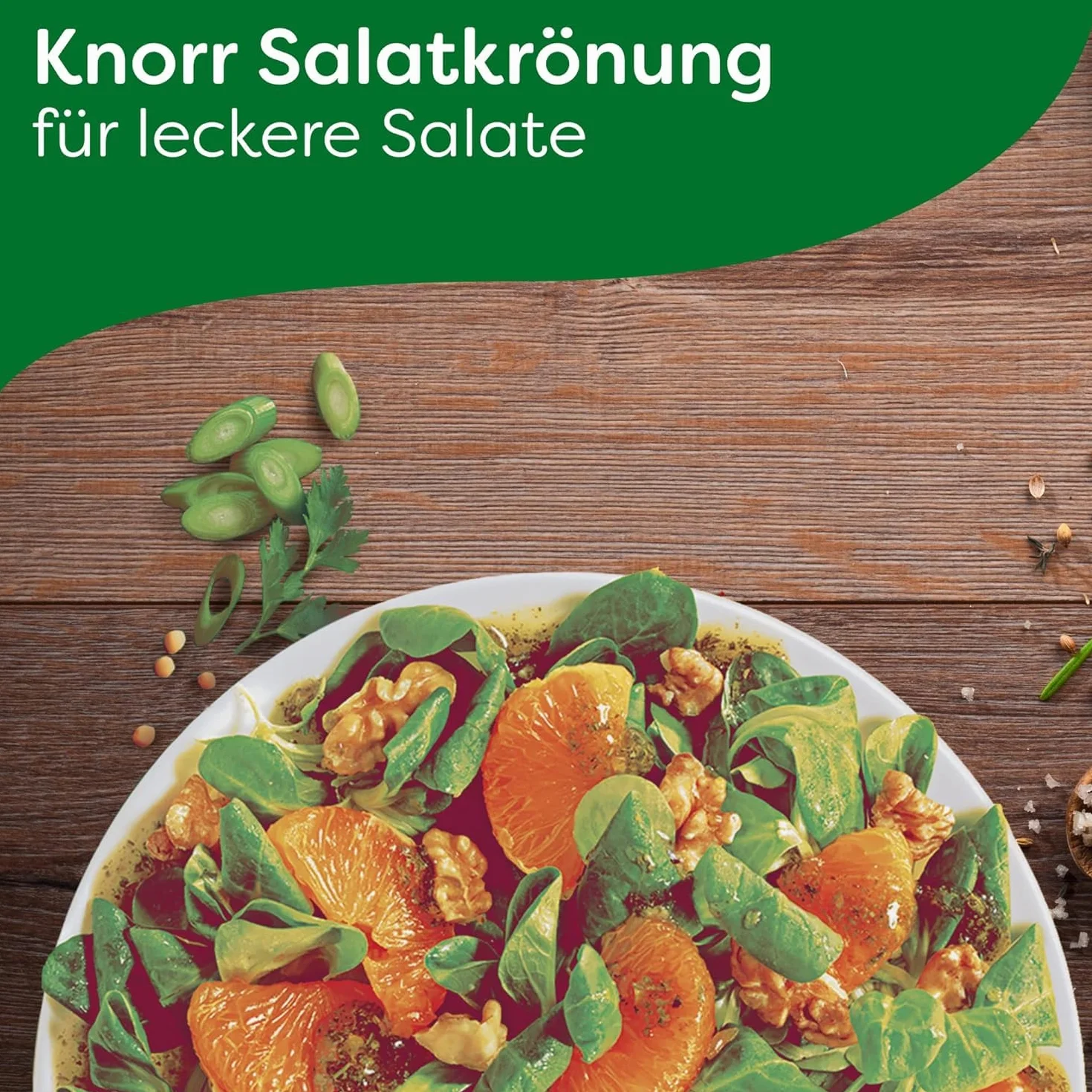 Balsamico-Kräuter Salat-krönung - Dressing Mix Alemania sabor a hierbas balsámicas, a base de hierbas procedentes de agricultura sostenible - Compatible con Knorr - 55g