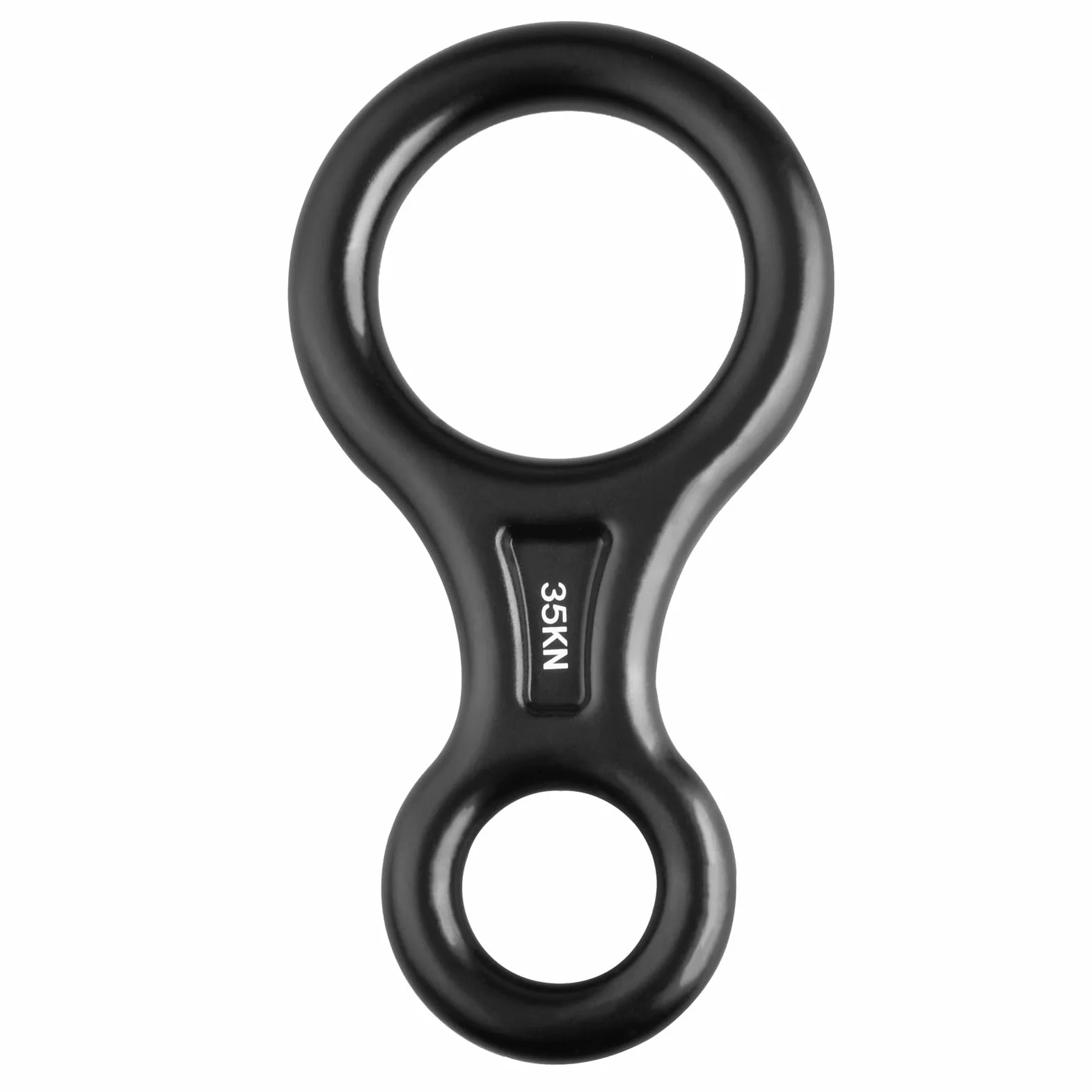 Azarxis Descensor Escalada 35KN Figura 8 Anillo de Rappel Mosquetón Aluminio Montañismo