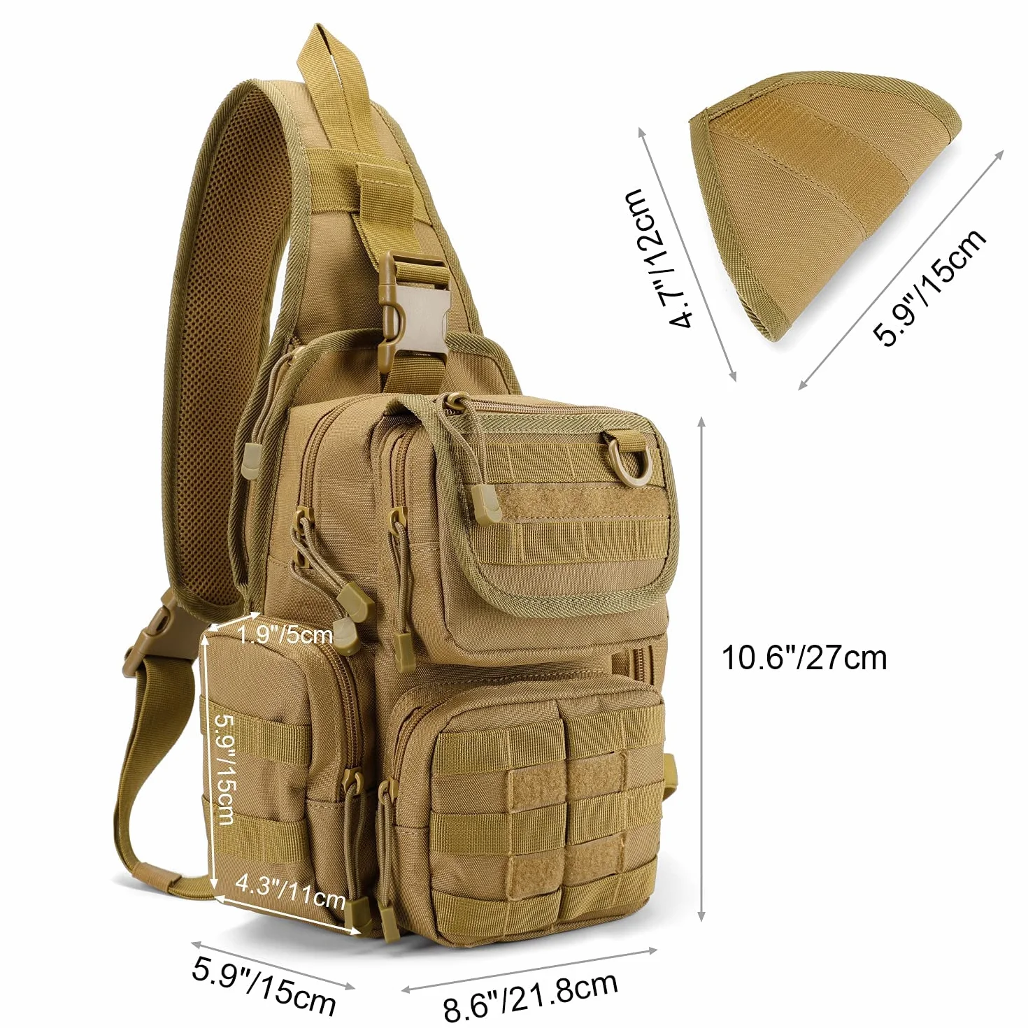 G4Free Mochila Táctica con Funda para Pistola
