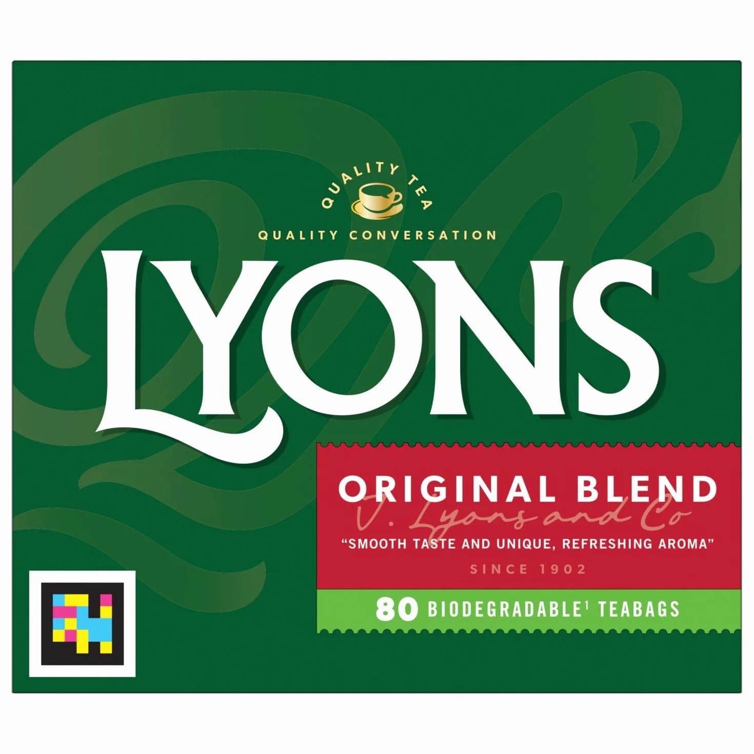Lyons Original Irish Tea - Lote de 80 bolsas (10 unidades)