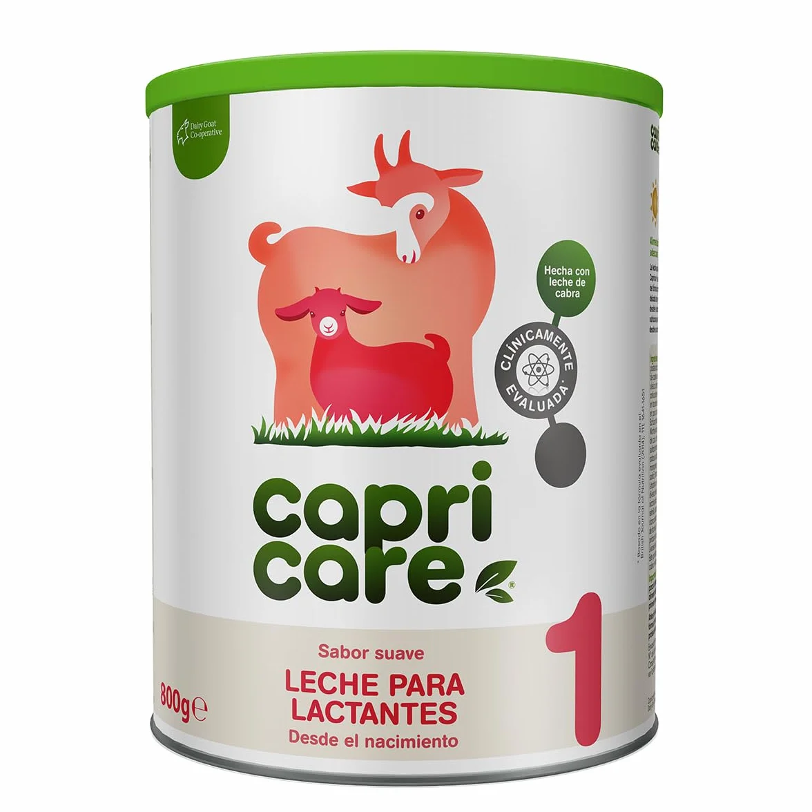 Capricare 1 Leche de Cabra en Polvo 800 g Fórmula para Bebés 0-6 Meses
