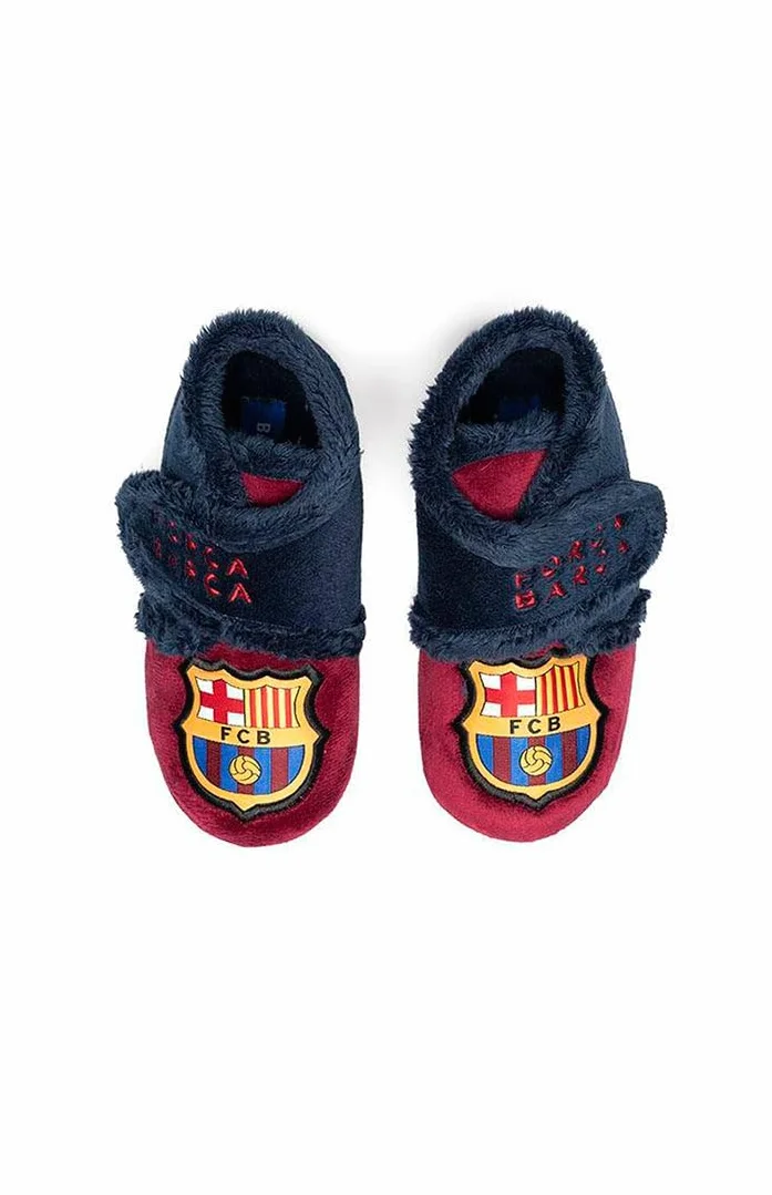 FC Barcelona MARPEN Slippers Botas de Invierno para Niño Niña con Velcro