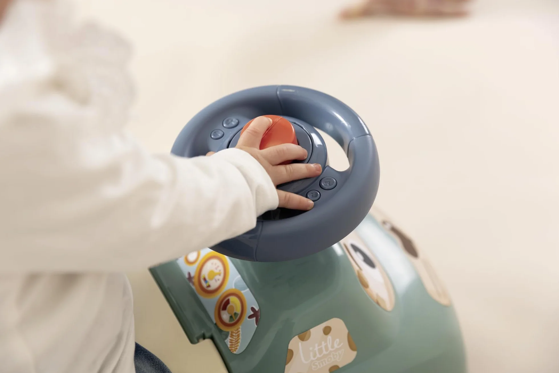 Little Smoby Mi Primer Coche Correpasillos Vehículo Infantil Compartimento portaobjetos Antivuelco Interior Exterior