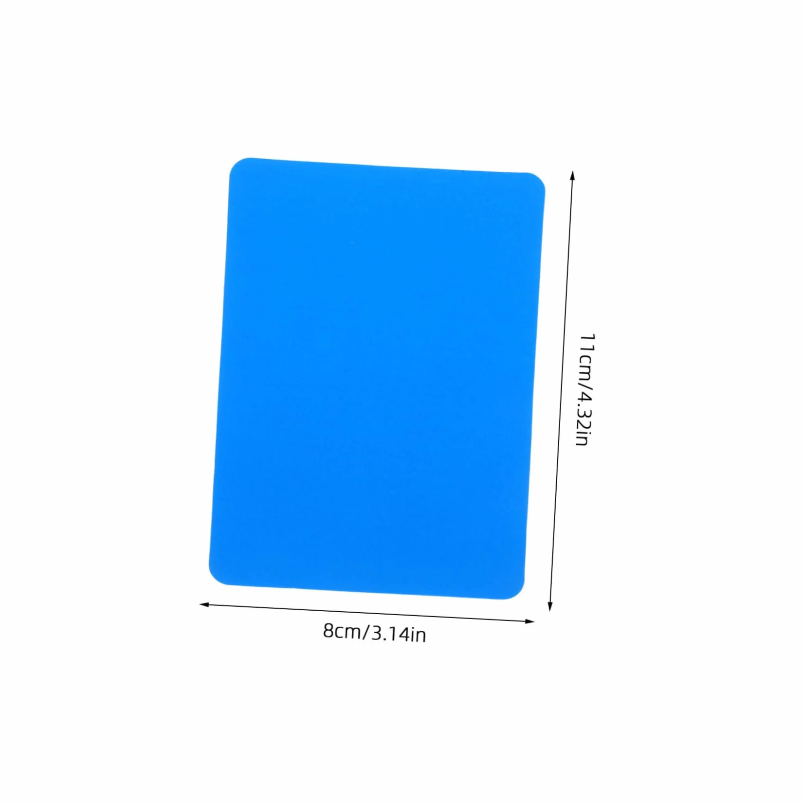 SUPVOX Juego de 6 Tarjetas de Árbitro de Fútbol en PVC Rojo Amarillo Azul para Penalizaciones