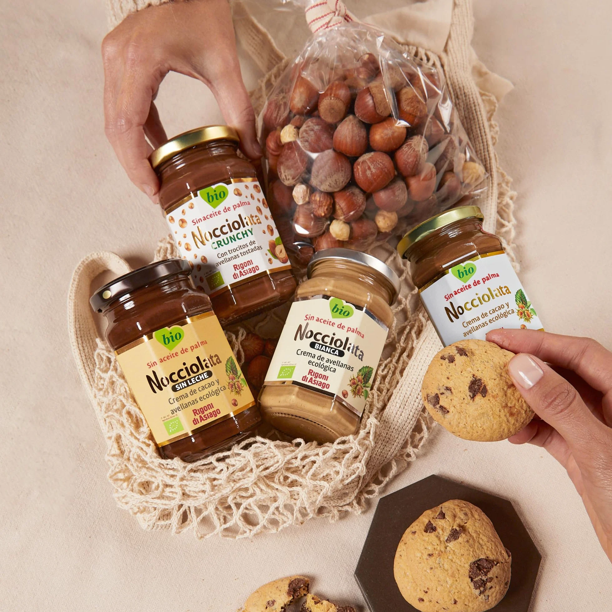 RIGONI DI ASIAGO - Nocciolata Sin Leche, Crema de Cacao y Avellanas Ecológico - 250g
