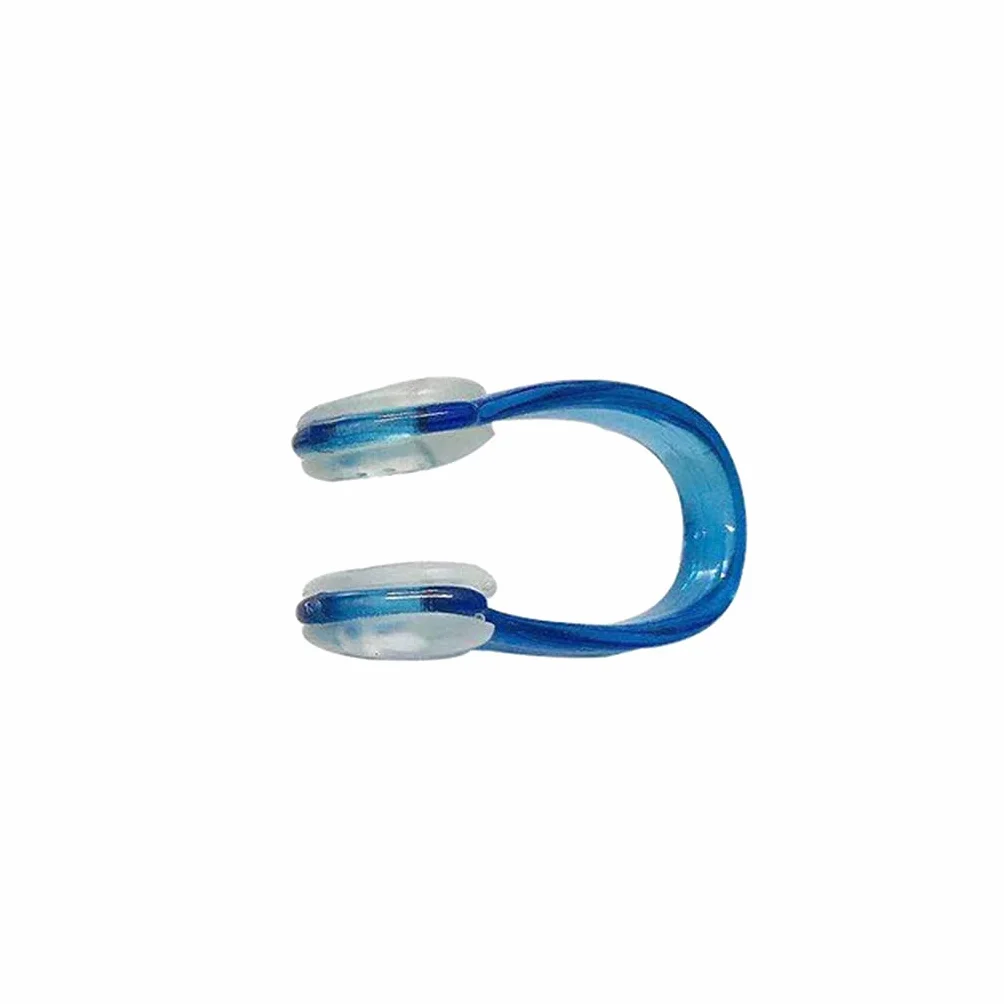 Nadador silicona nariz pinza impermeable Natación protector nadar adultos niños buceo 2 unids azul