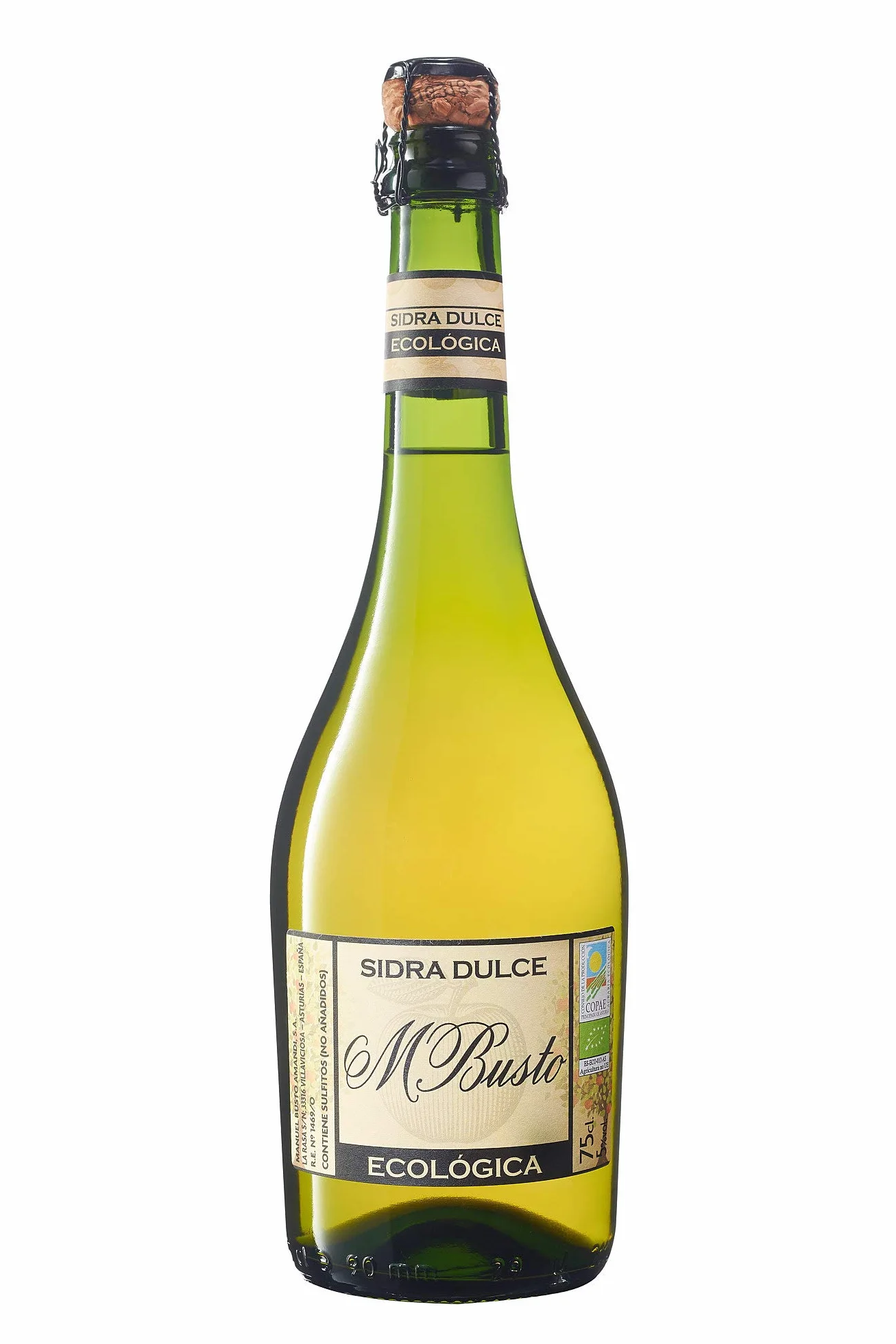 Sidra Ecológica M Busto Organic Cider 3x75cl