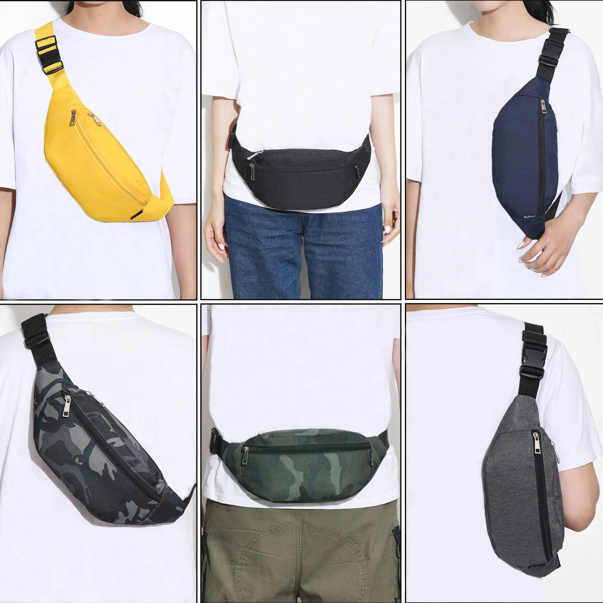 Riñonera Deportiva Impermeable Hombre Mujer Cinturón Dinero Running Senderismo Ciclismo