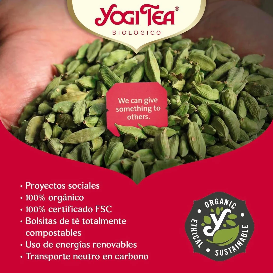 YOGI TEA FRUTOS ROJOS con vainilla 17infusiones BIO