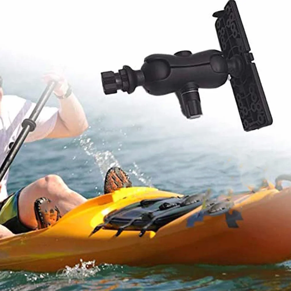 SunniMix Soporte de Montaje de Sondas de Pescados Universal Giratorio 360 Grados para Kayak