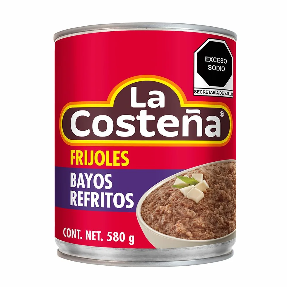 La Costeña Frijoles Bayos Refritos - 580 gr