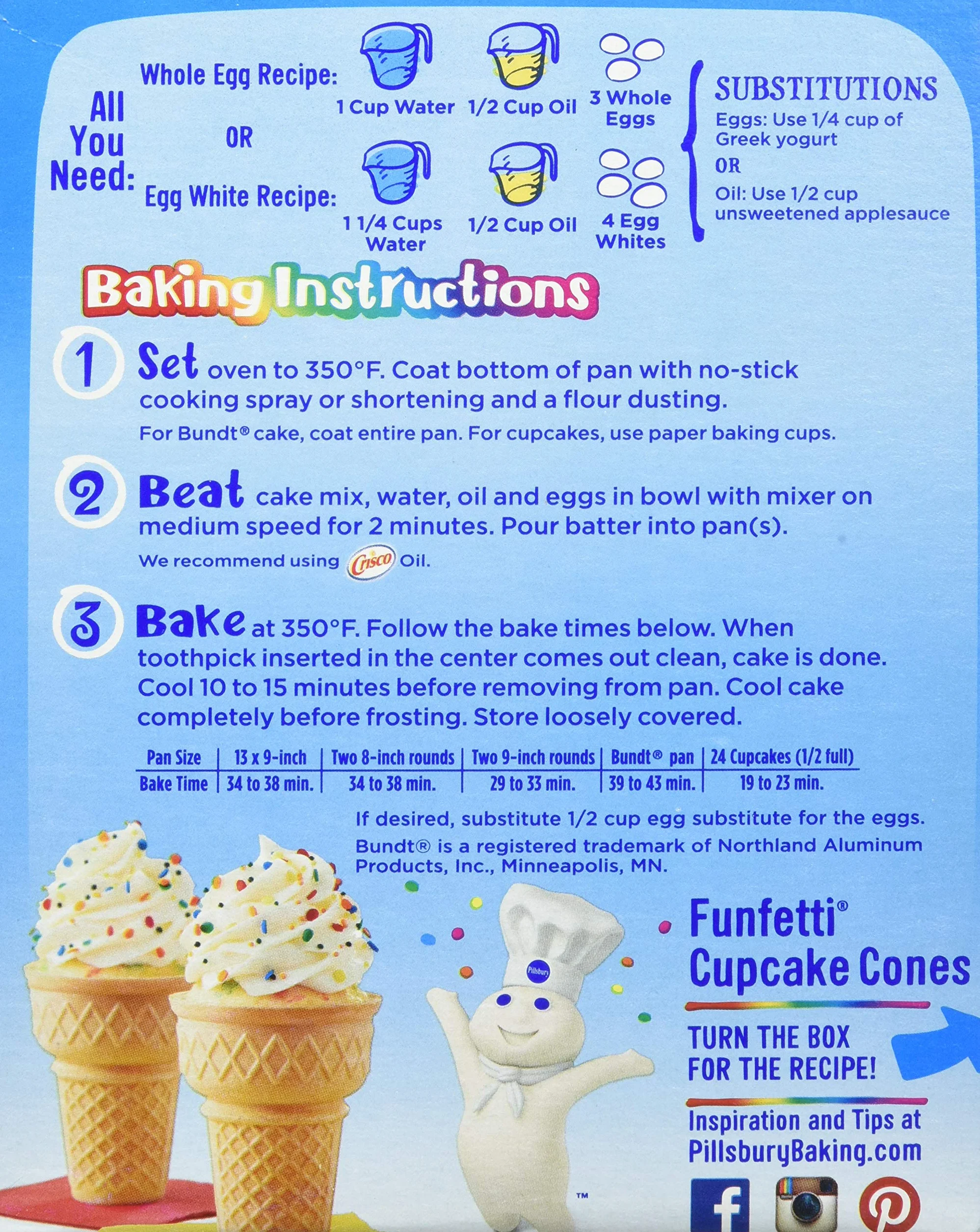 Pillsbury Funfetti Cake Mix 15.25 oz