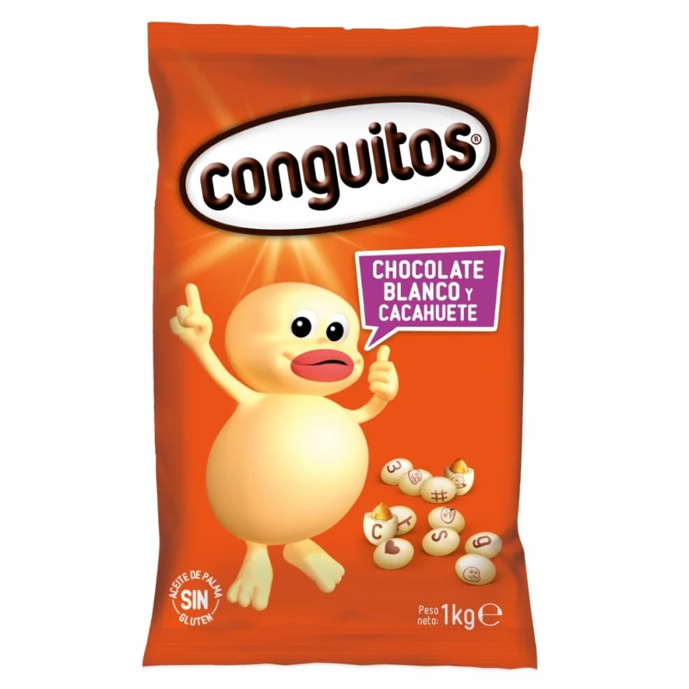 LACASA Conguitos chocolate blanco 1kg - Jujuca