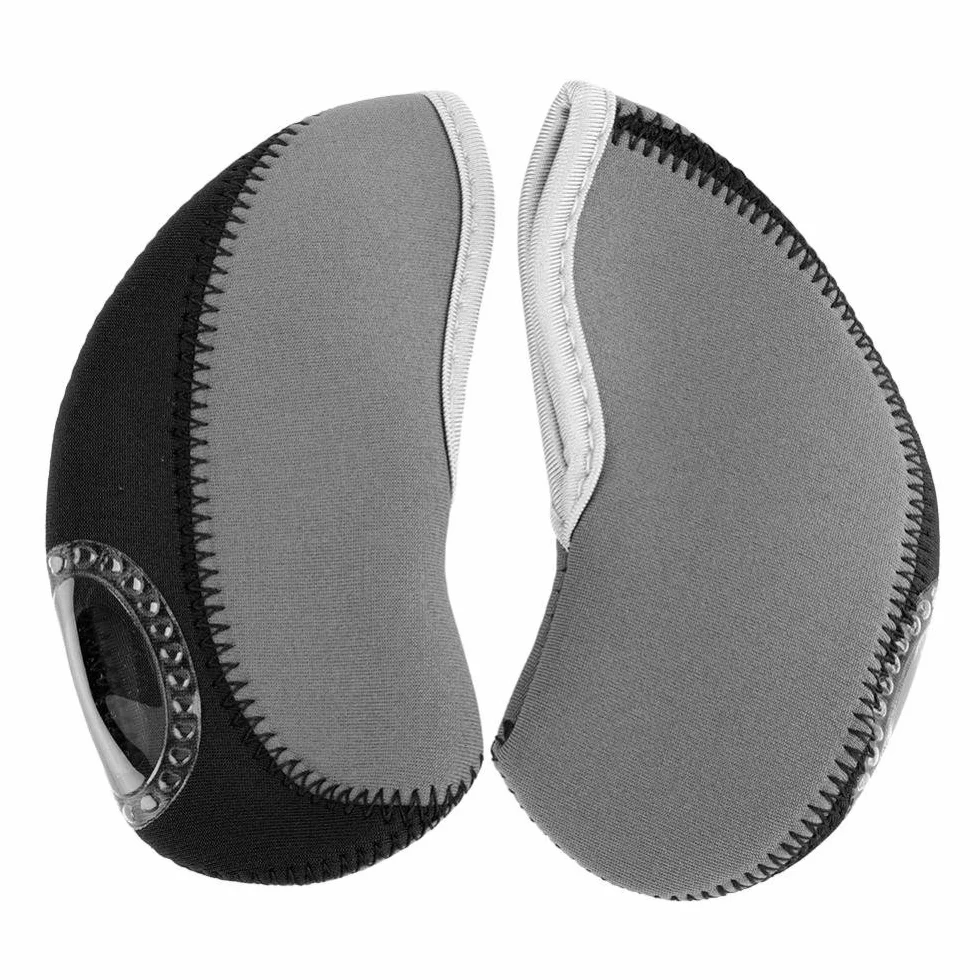 Fundas Protectoras de Golf de Neopreno Impermeables, Juego de 10, Negro Rojo Verde