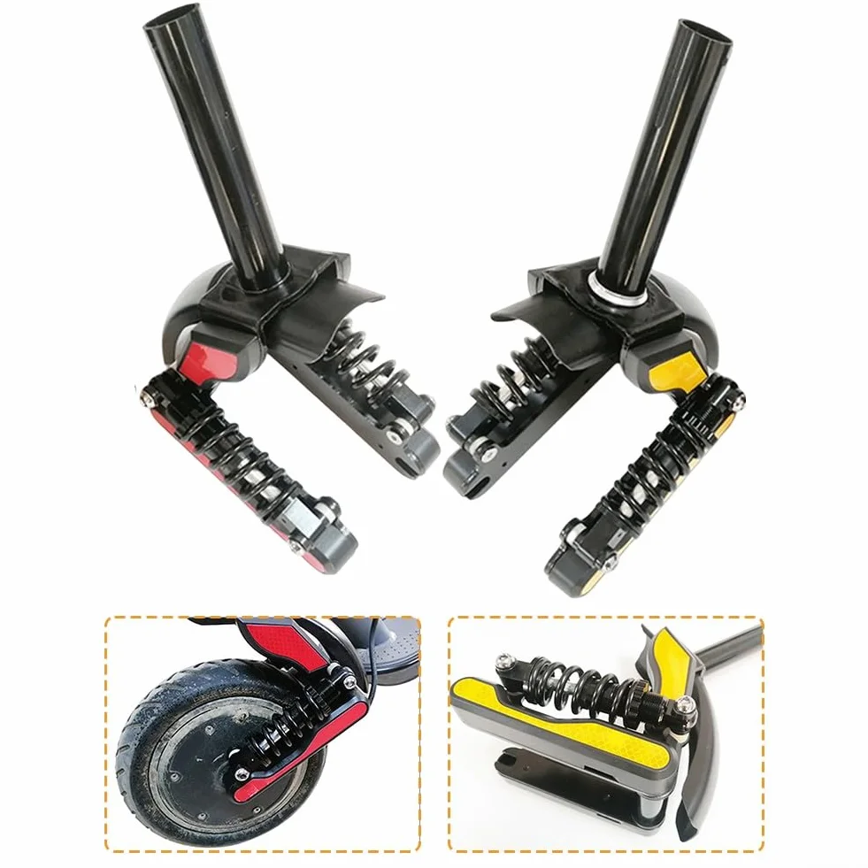 Amortiguador de tubo delantero para Xiaomi Electric Scooter, Horquilla de resorte, Mayor estabilidad (rojo)