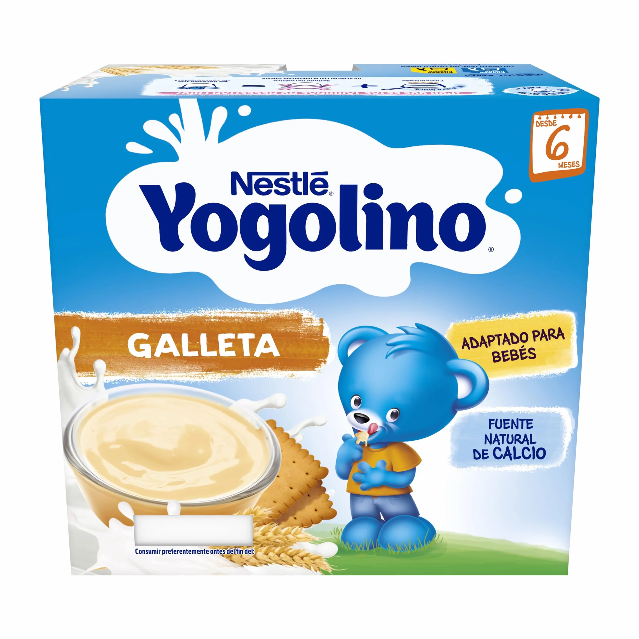Nestlé Yogolino Galleta, 4 x 100g