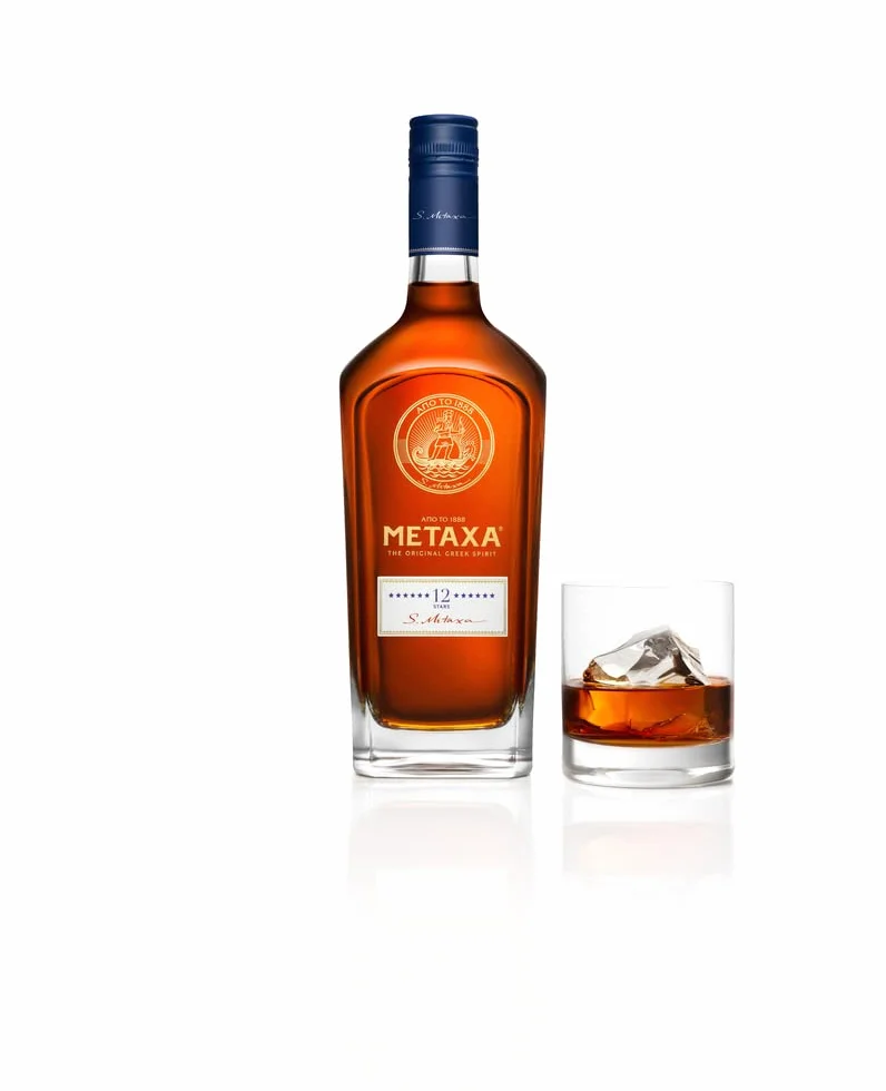 METAXA 12 - Brandy, 12 Estrellas, 40% Volumen de Alcohol, 70 cl