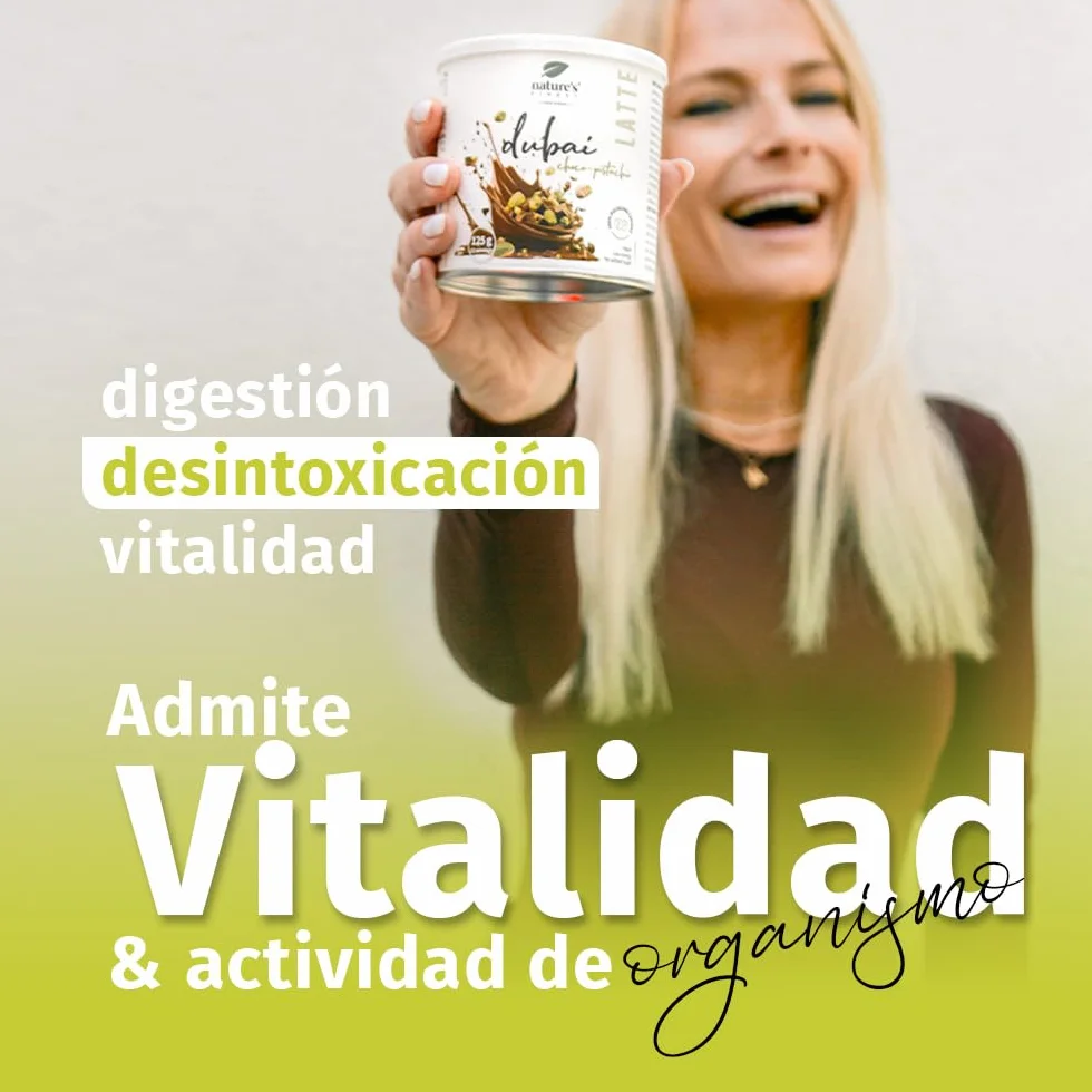 Nature's Finest Dubai Latte Mix con Pistacho, Cacao, Inulina y Clorella, 125 g - Bebida Vegana sin Azúcar Añadido - Apoyo Digestivo y Detox Natural - Bajo en Calorías, Apto para Dietas Keto y Low Carb