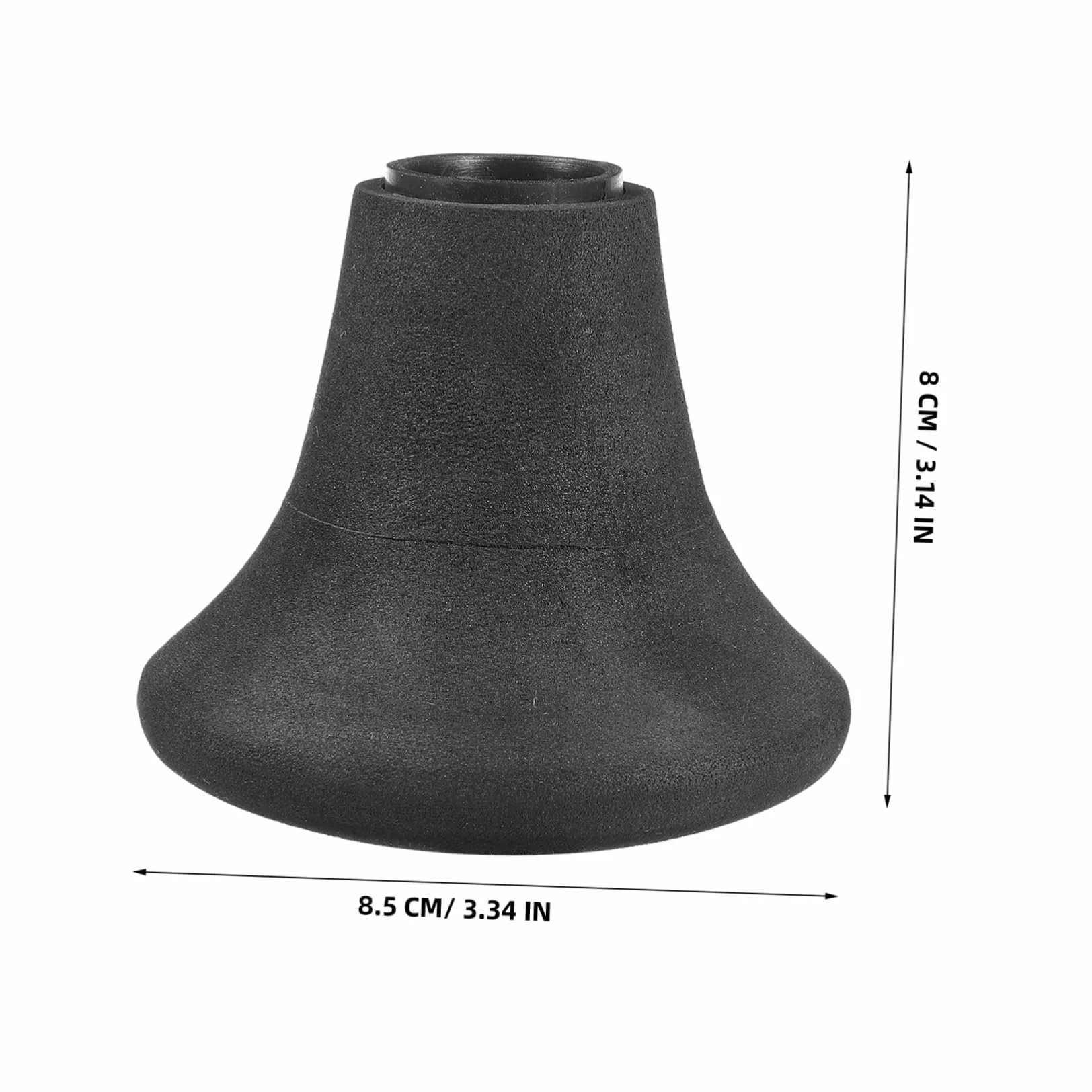 Yardwe Cojín de Pesca Negro Eva Soporte Estable Caña de Pescar