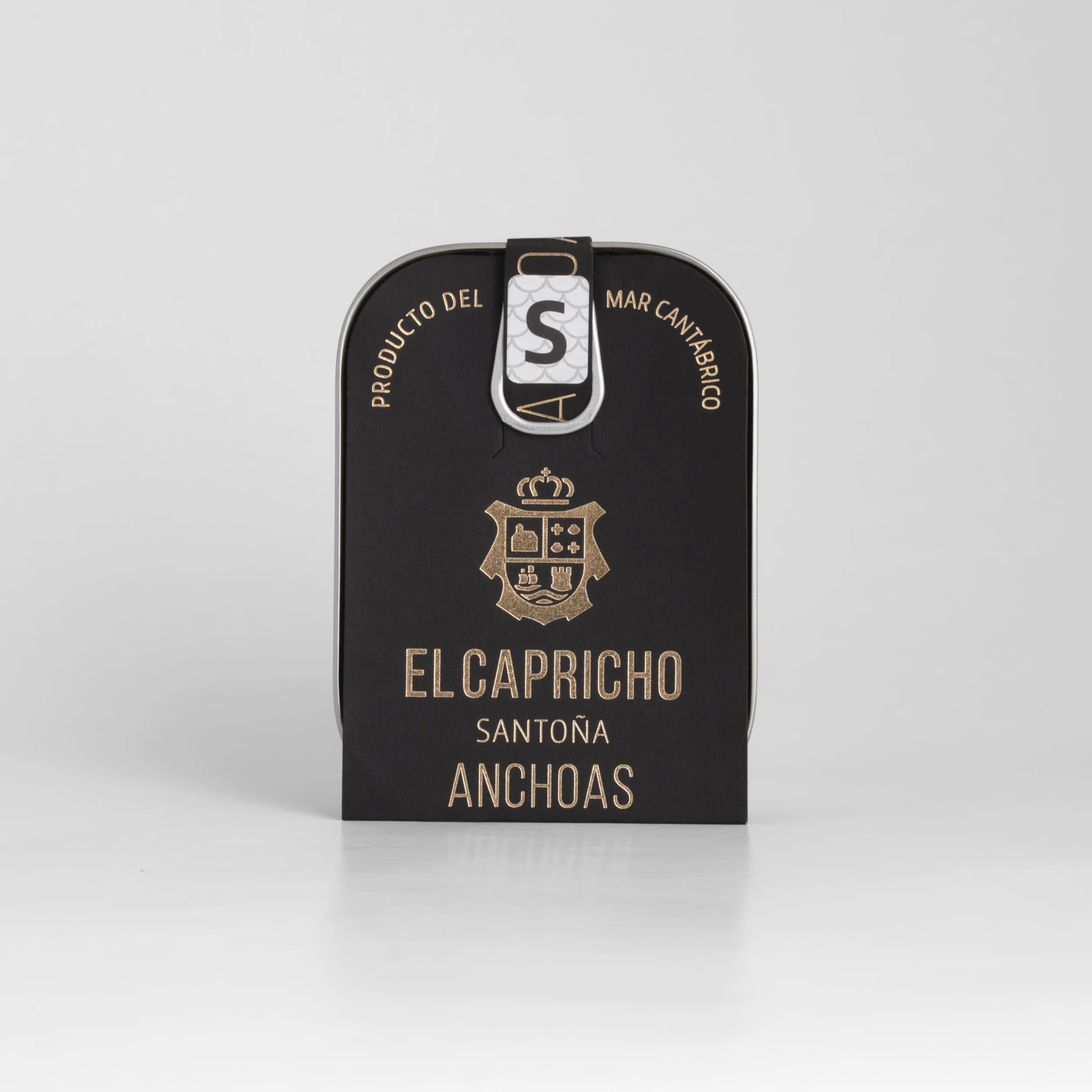 EL CAPRICHO Filetes de Anchoa de Santoña Dingley S en Aceite de Oliva Virgen Extra, 24 Filetes, 95 g Neto (Pack de 2)