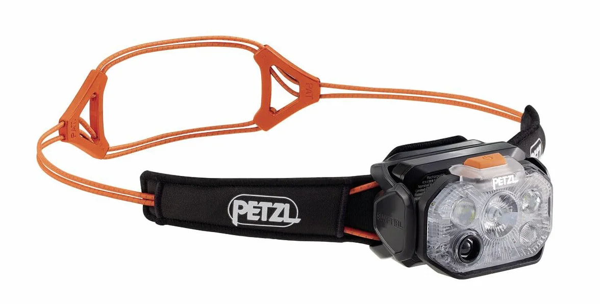 Petzl Swift RL Lámpara Frontal Recargable 1200 Lúmenes Negro